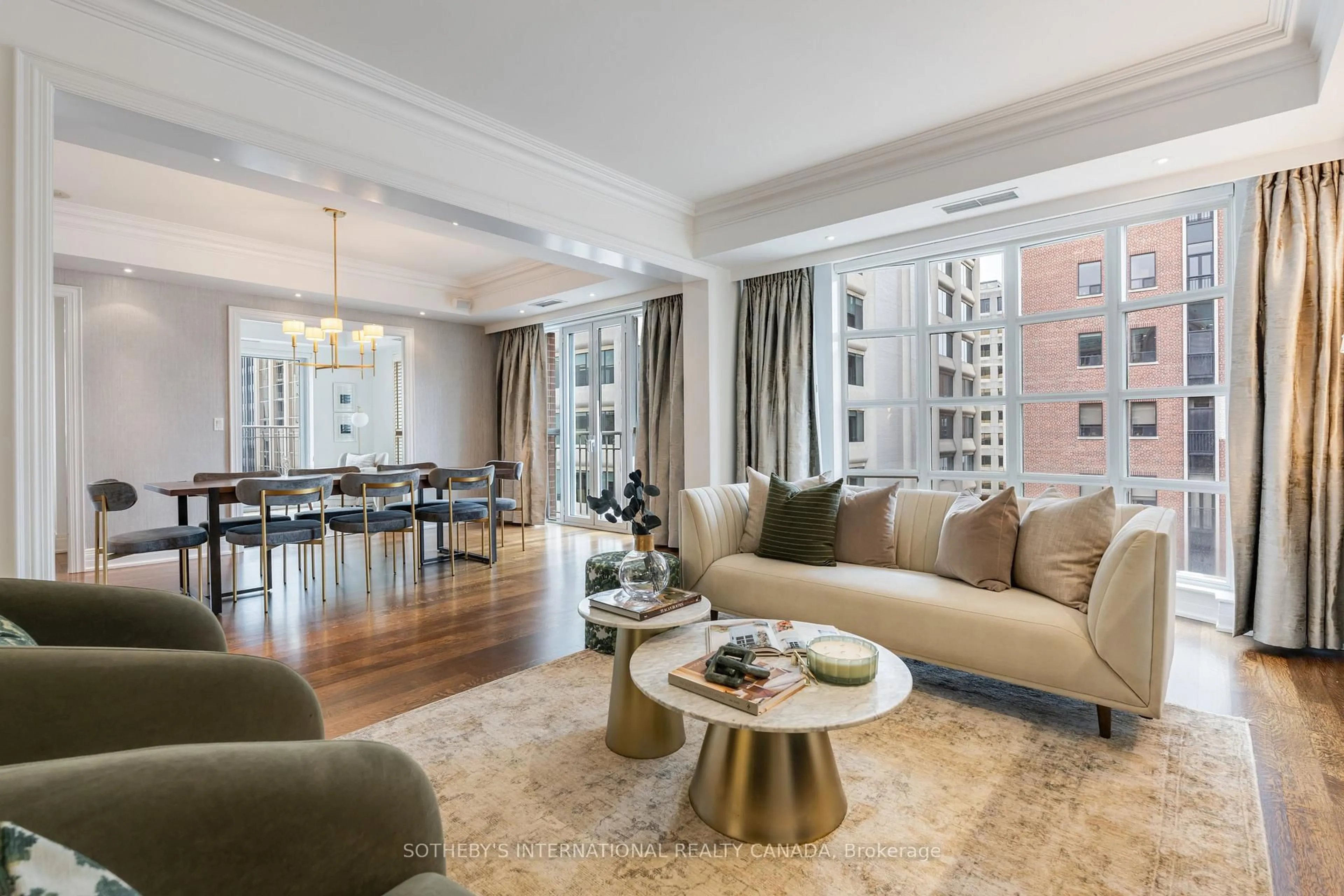 Living room with furniture, unknown for 33 Delisle Ave #908, Toronto Ontario M4V 3C7