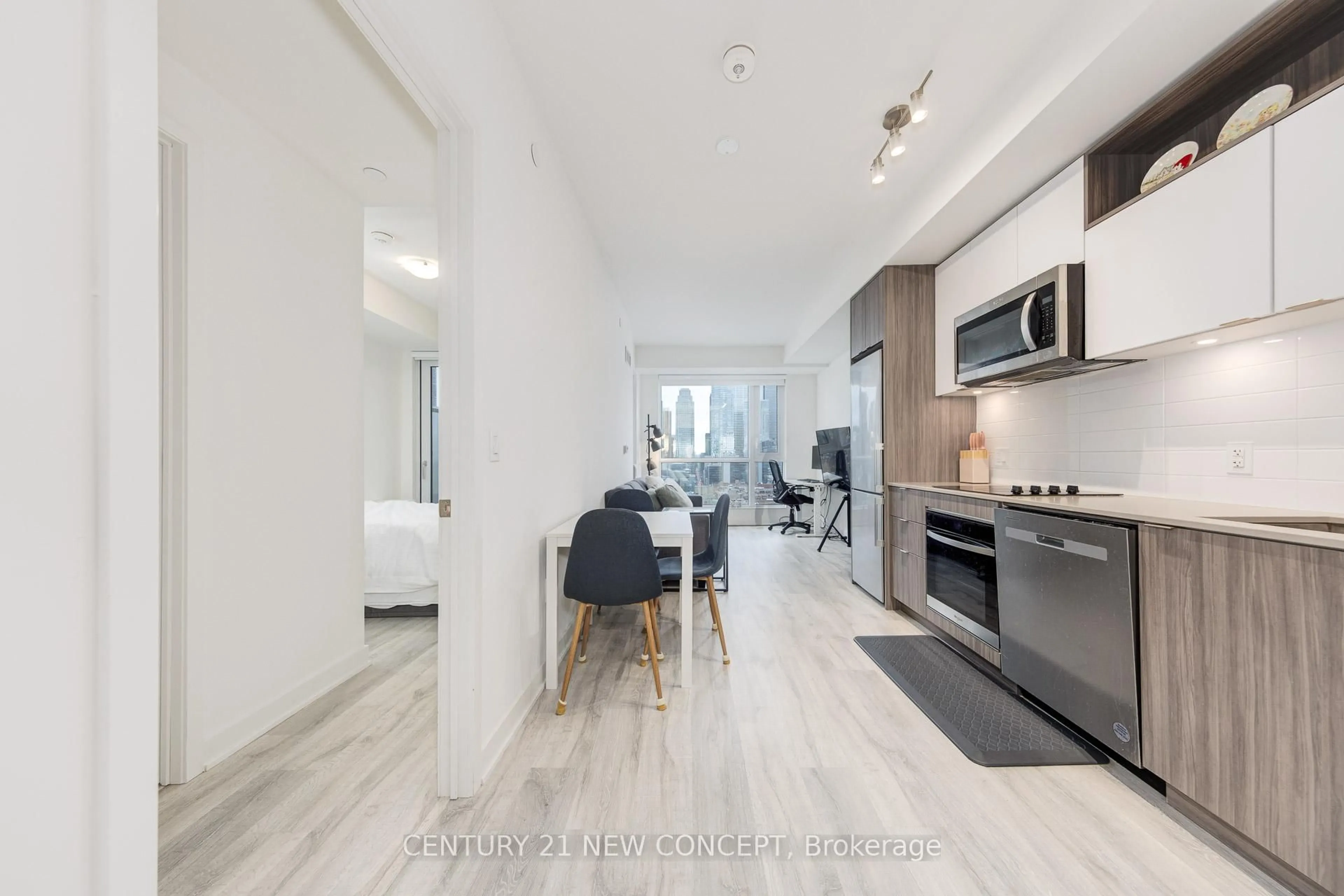Open concept kitchen, unknown for 135 Lower Sherbourne St #2028, Toronto Ontario M5A 1Y4