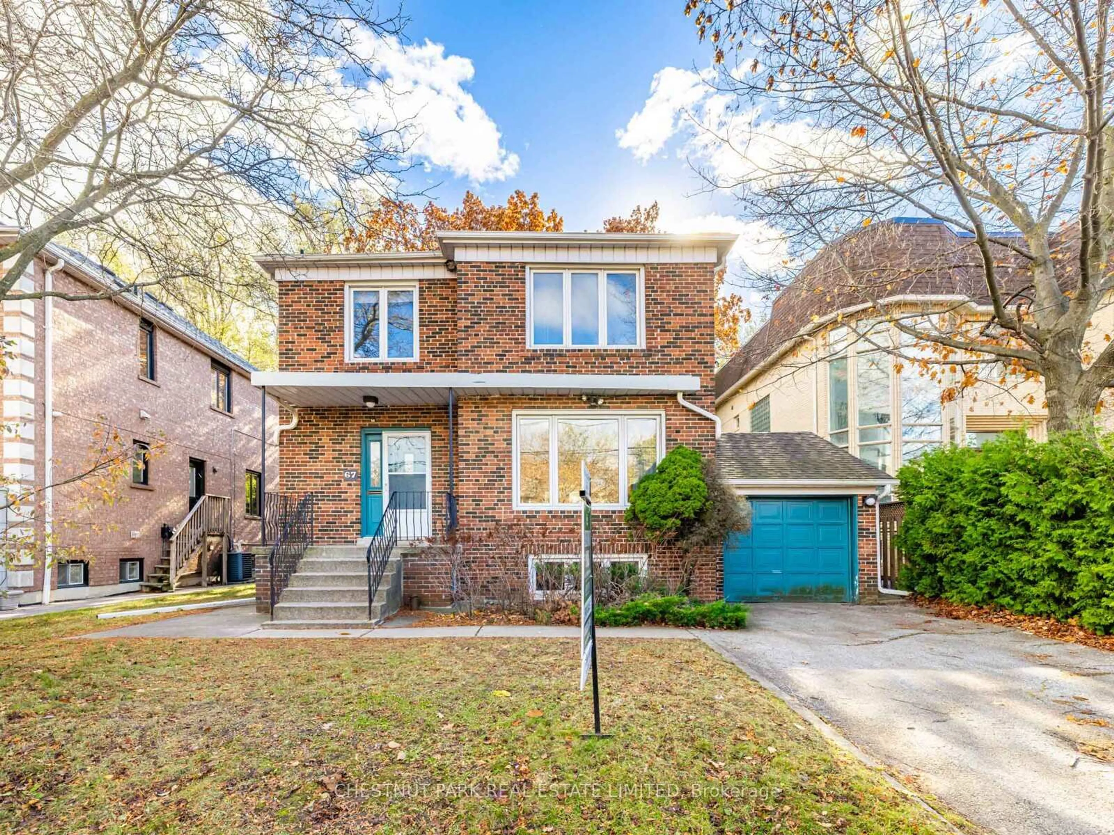 Home with brick exterior material, street for 67 Viewmount Ave, Toronto Ontario M6B 1T5