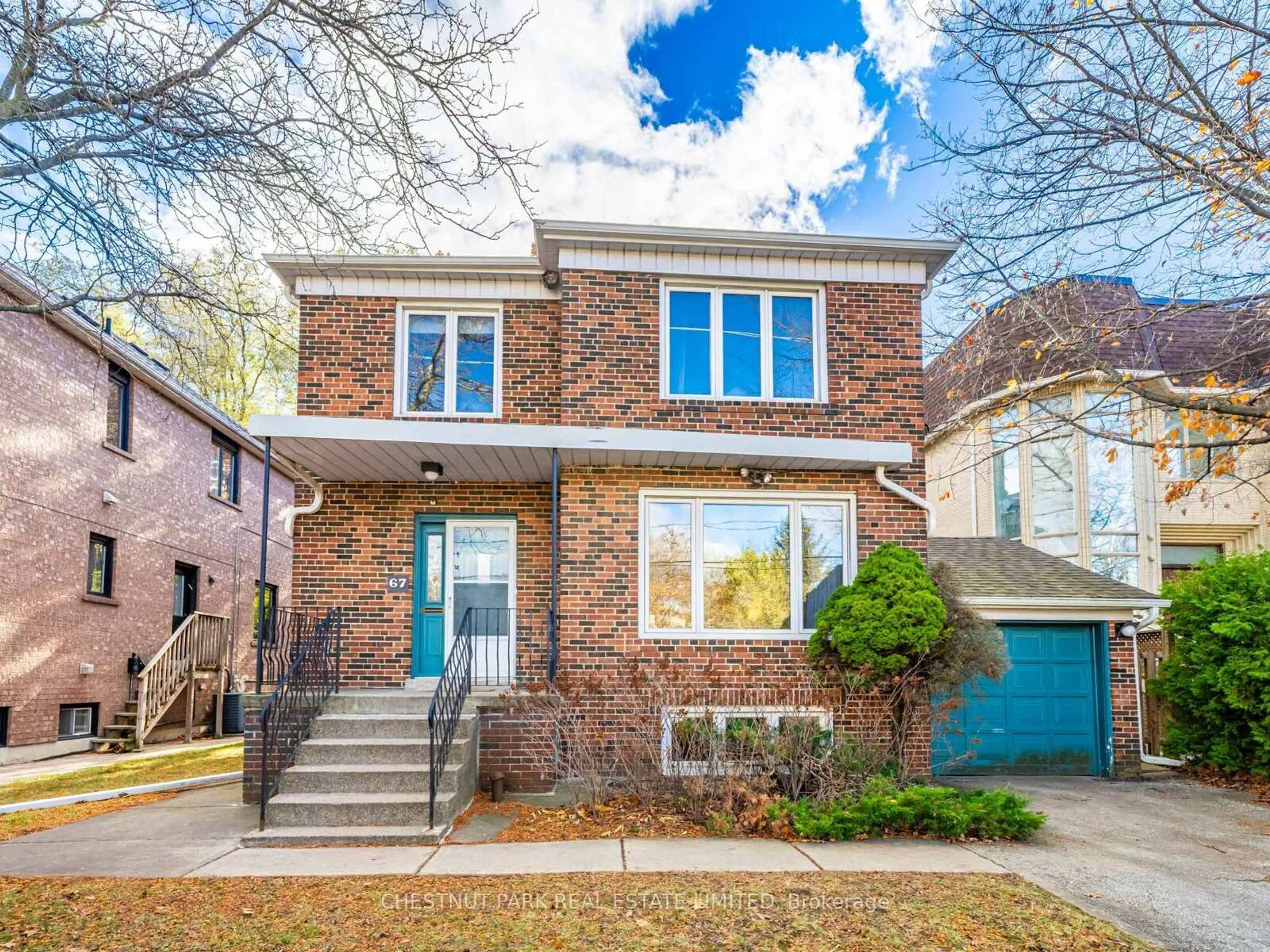 Home with brick exterior material, street for 67 Viewmount Ave, Toronto Ontario M6B 1T5