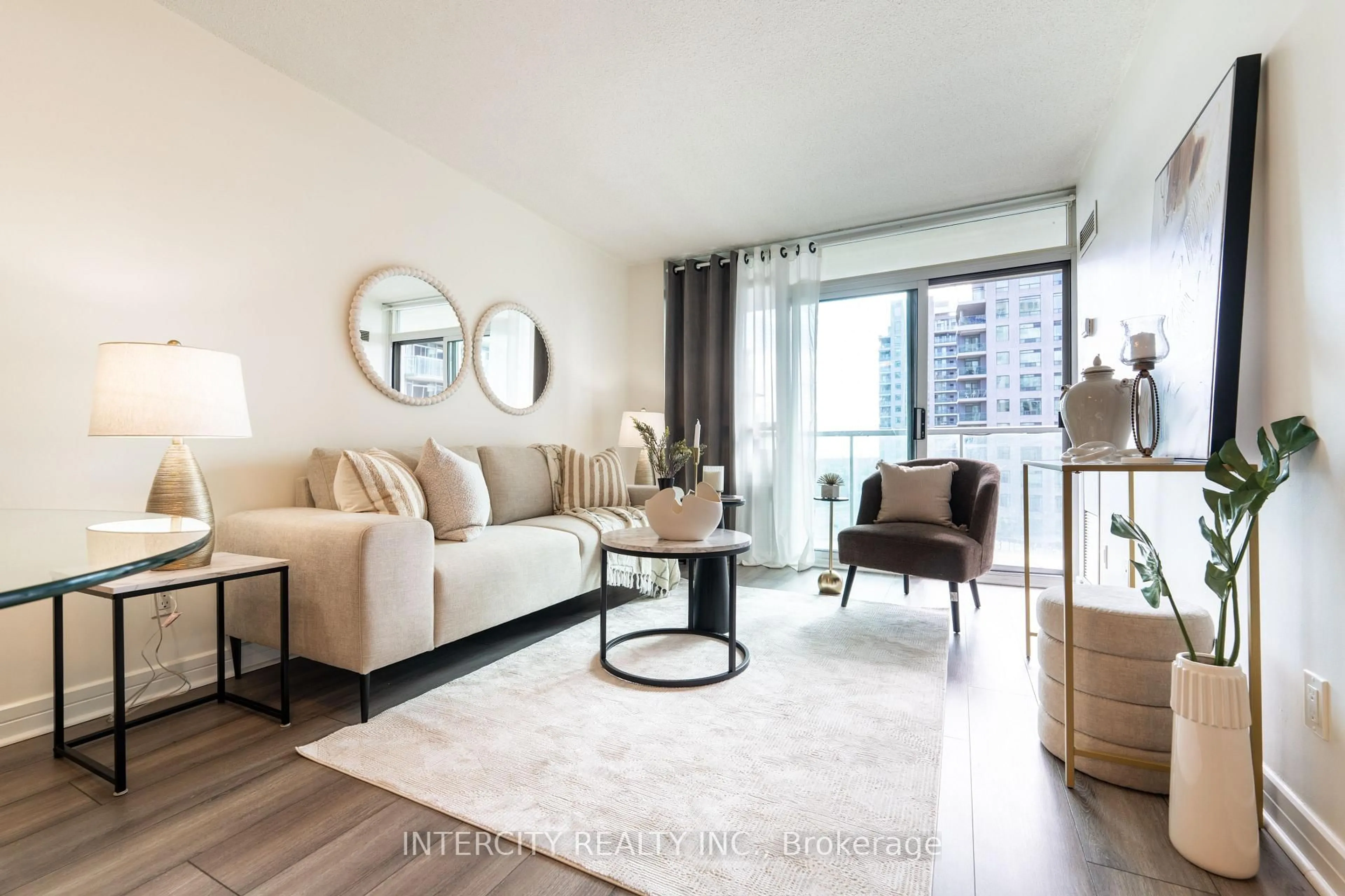 Living room with furniture, unknown for 16 Harrison Garden Blvd #1706, Toronto Ontario M2N 7J6