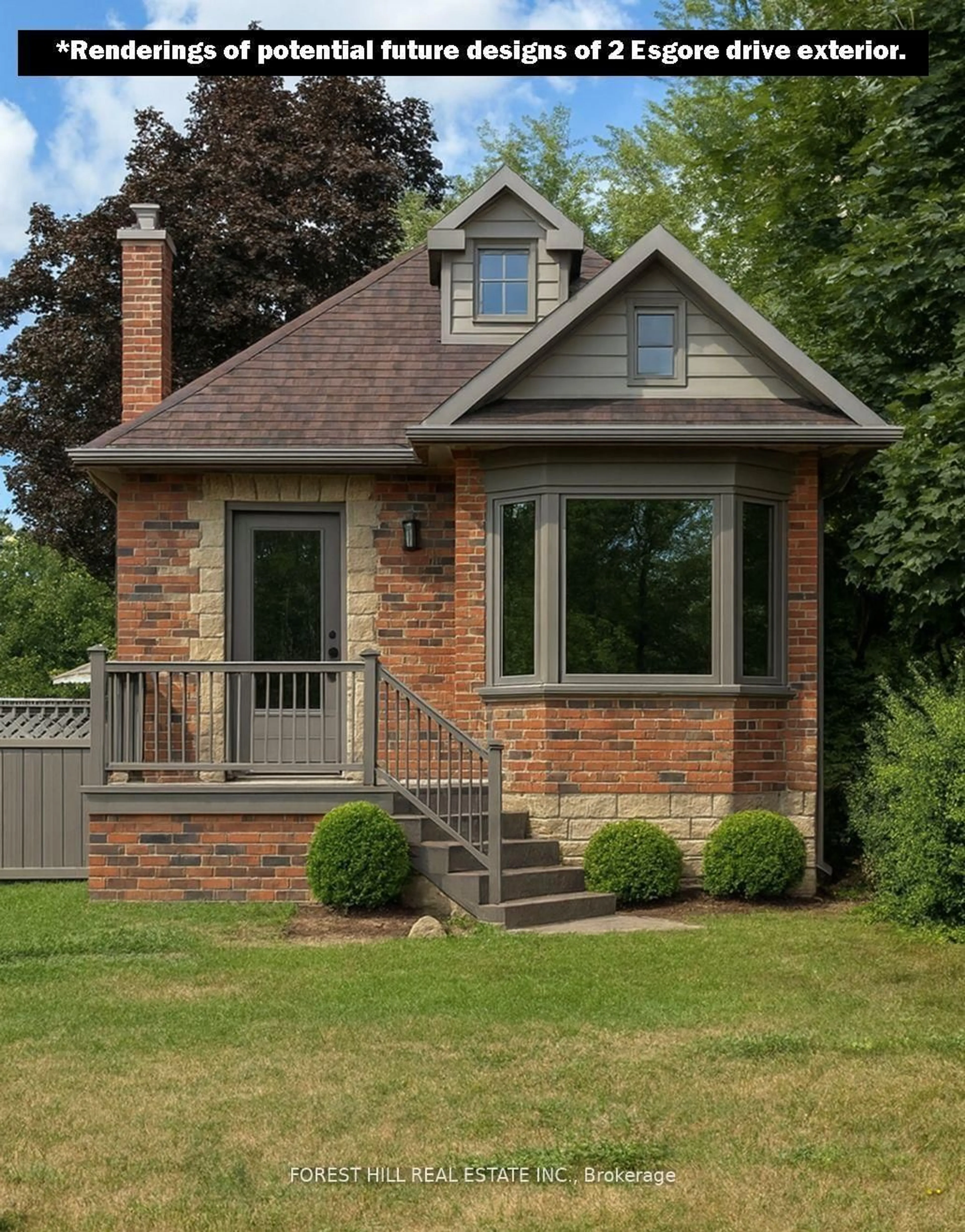 Home with brick exterior material, street for 2 Esgore Dr, Toronto Ontario M5M 3R1