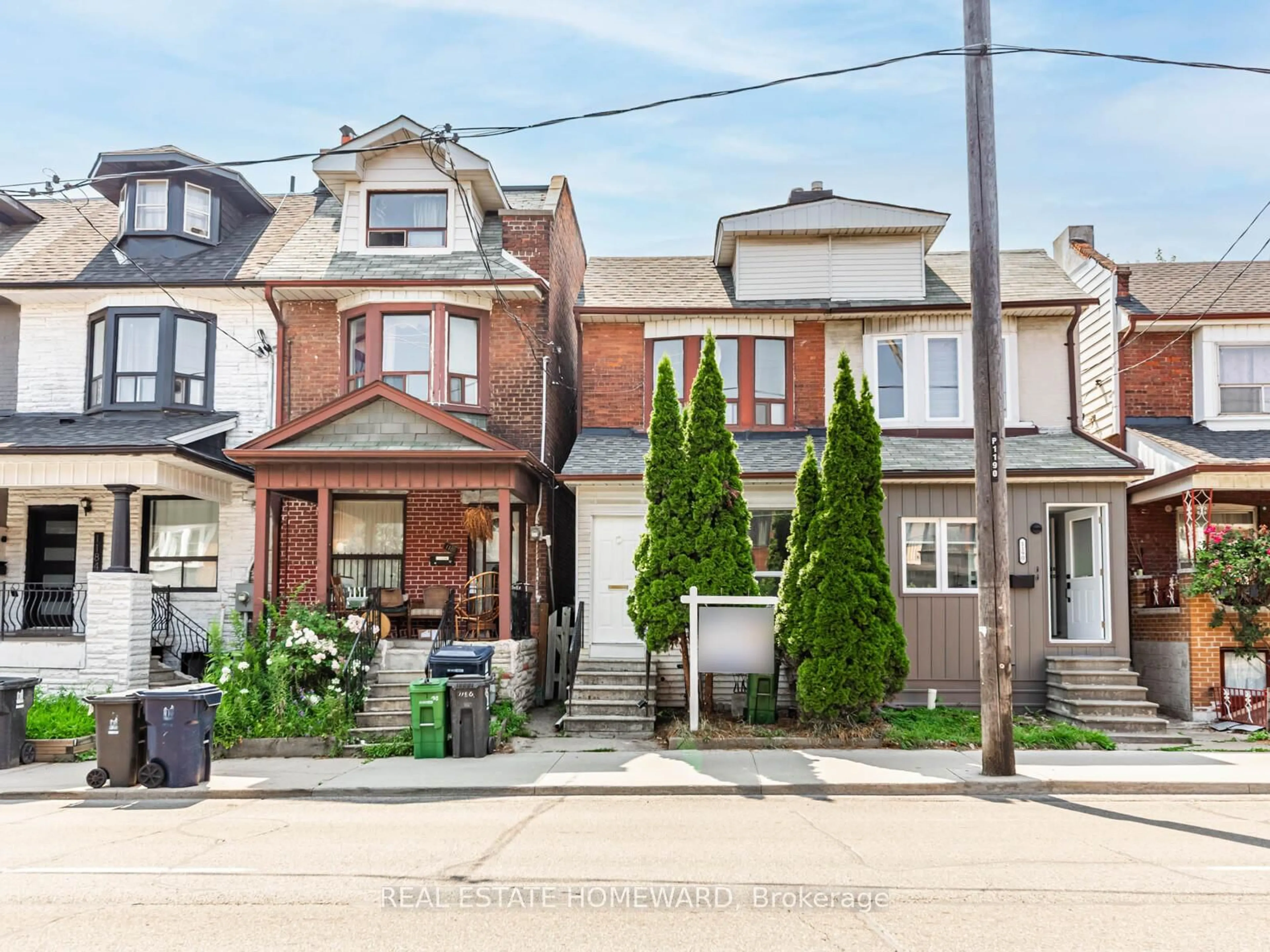 Home with brick exterior material, street for 1188 Ossington Ave, Toronto Ontario M6G 3W1