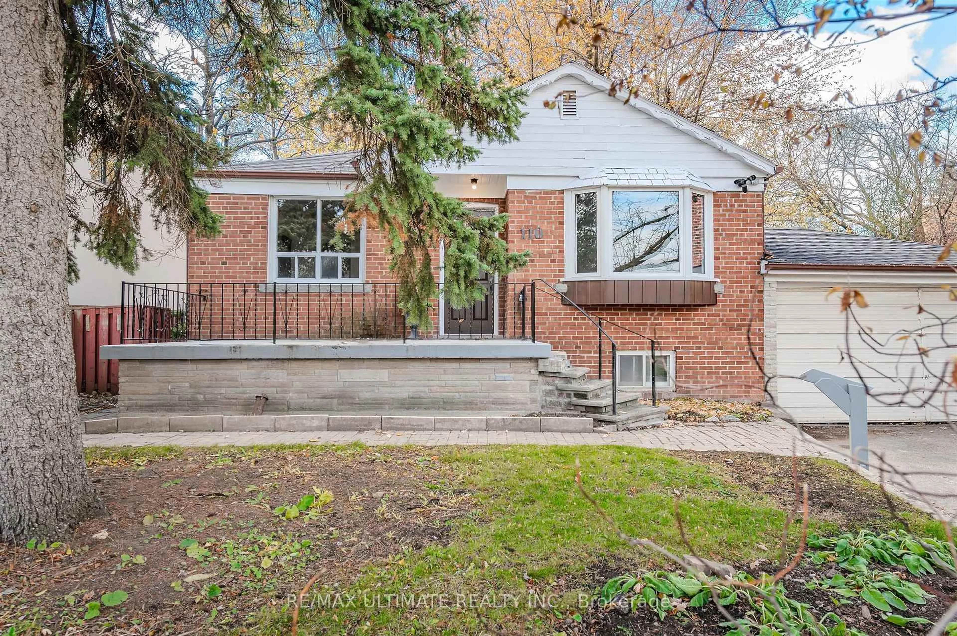 Home with brick exterior material, street for 110 De Quincy Blvd, Toronto Ontario M3H 1Y9