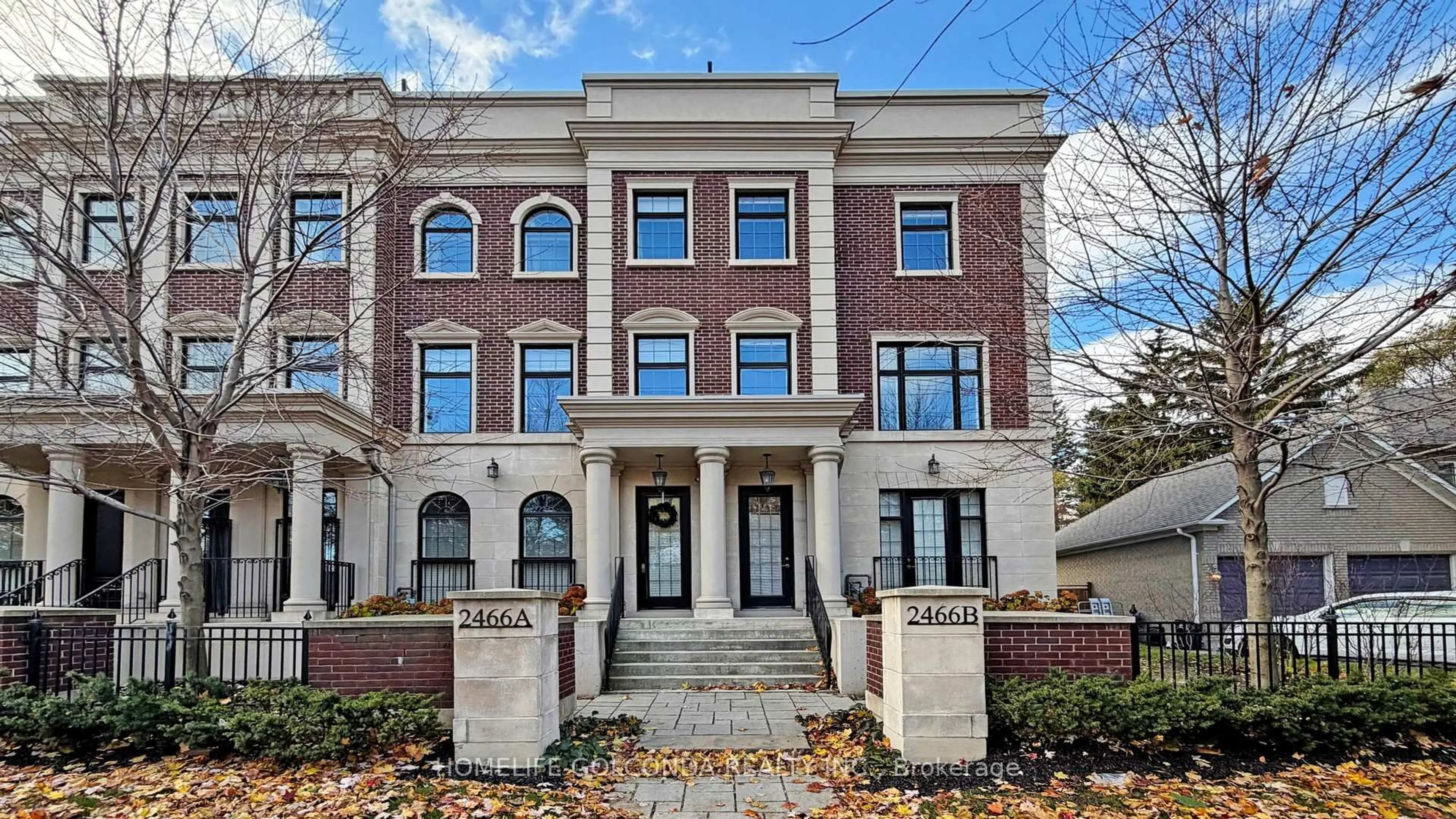 Home with brick exterior material, street for 2466B Bayview Ave, Toronto Ontario M2L 1A7