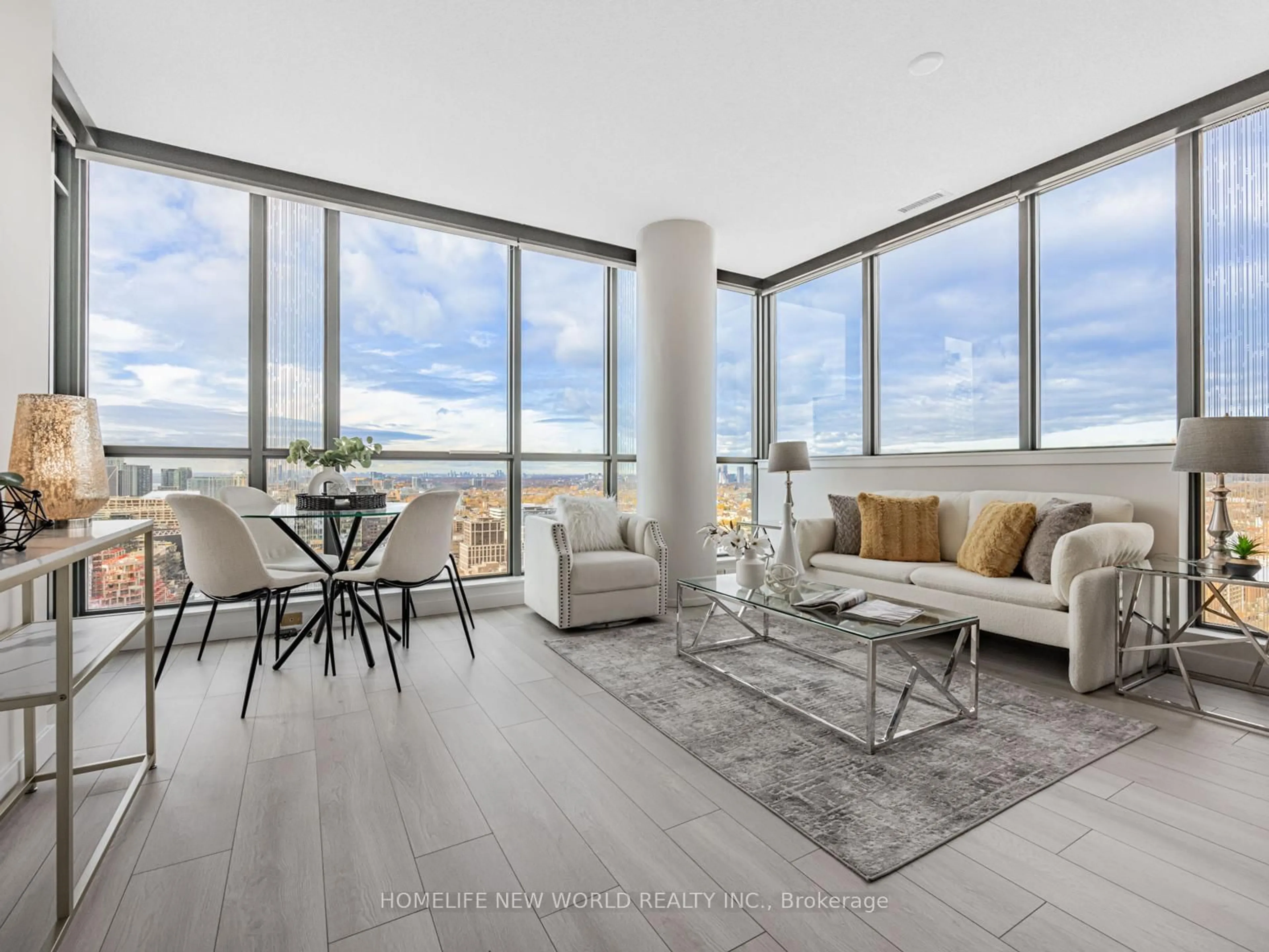 Living room with furniture, unknown for 8 Charlotte St #2802, Toronto Ontario M5V 0K4