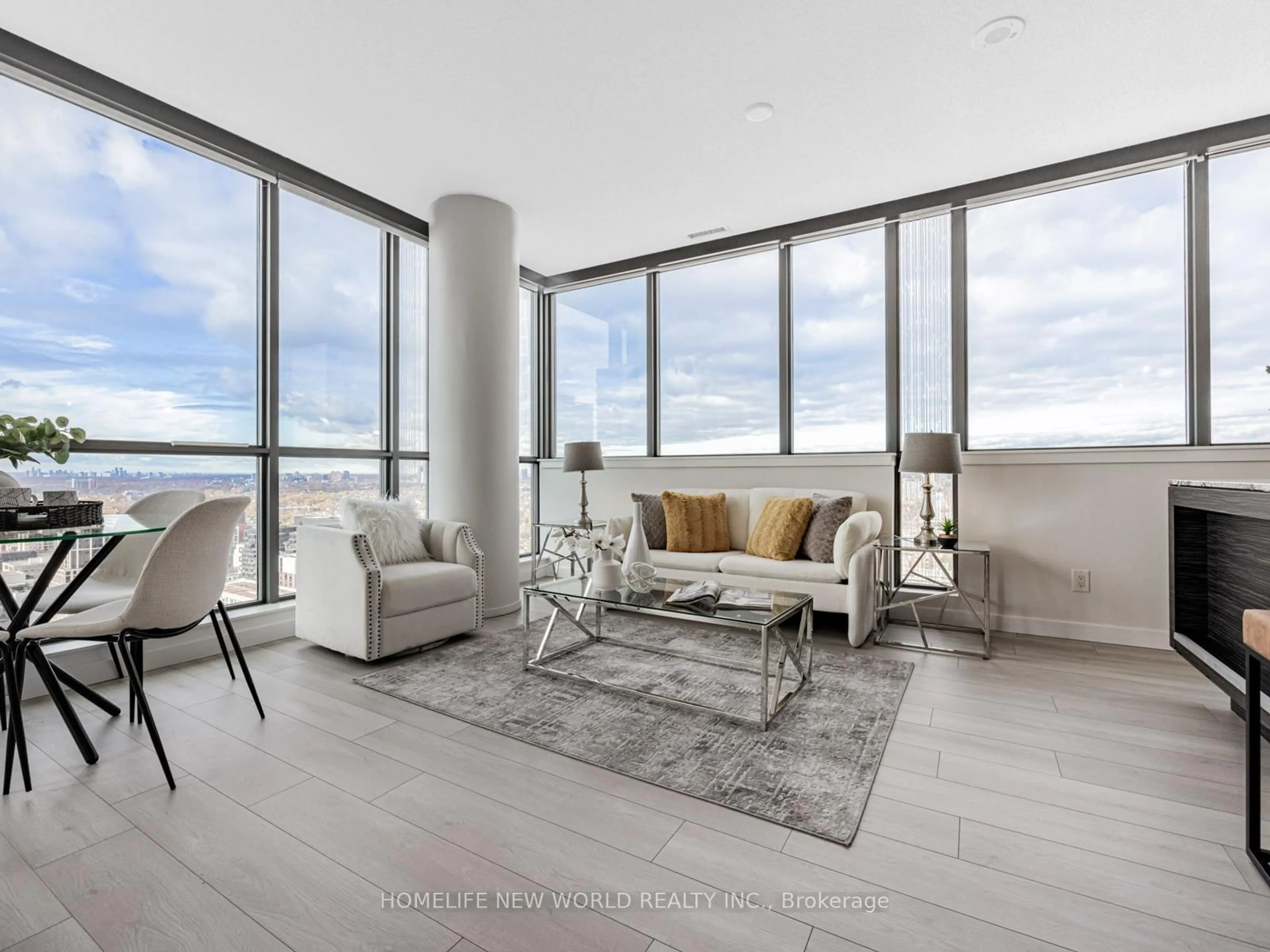 Living room with furniture, unknown for 8 Charlotte St #2802, Toronto Ontario M5V 0K4