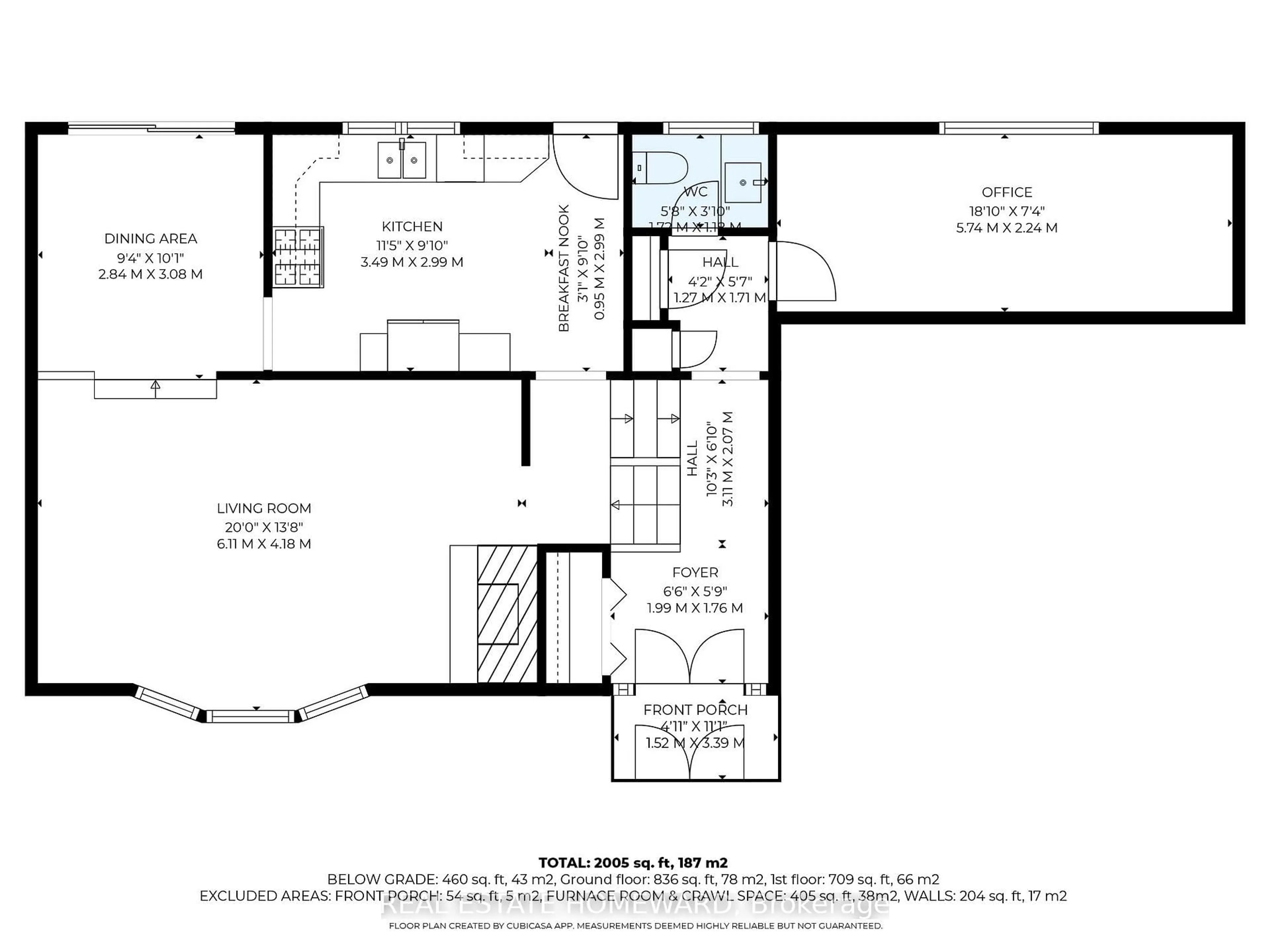 Floor plan for 35 Valentine Dr, Toronto Ontario M3A 3J7