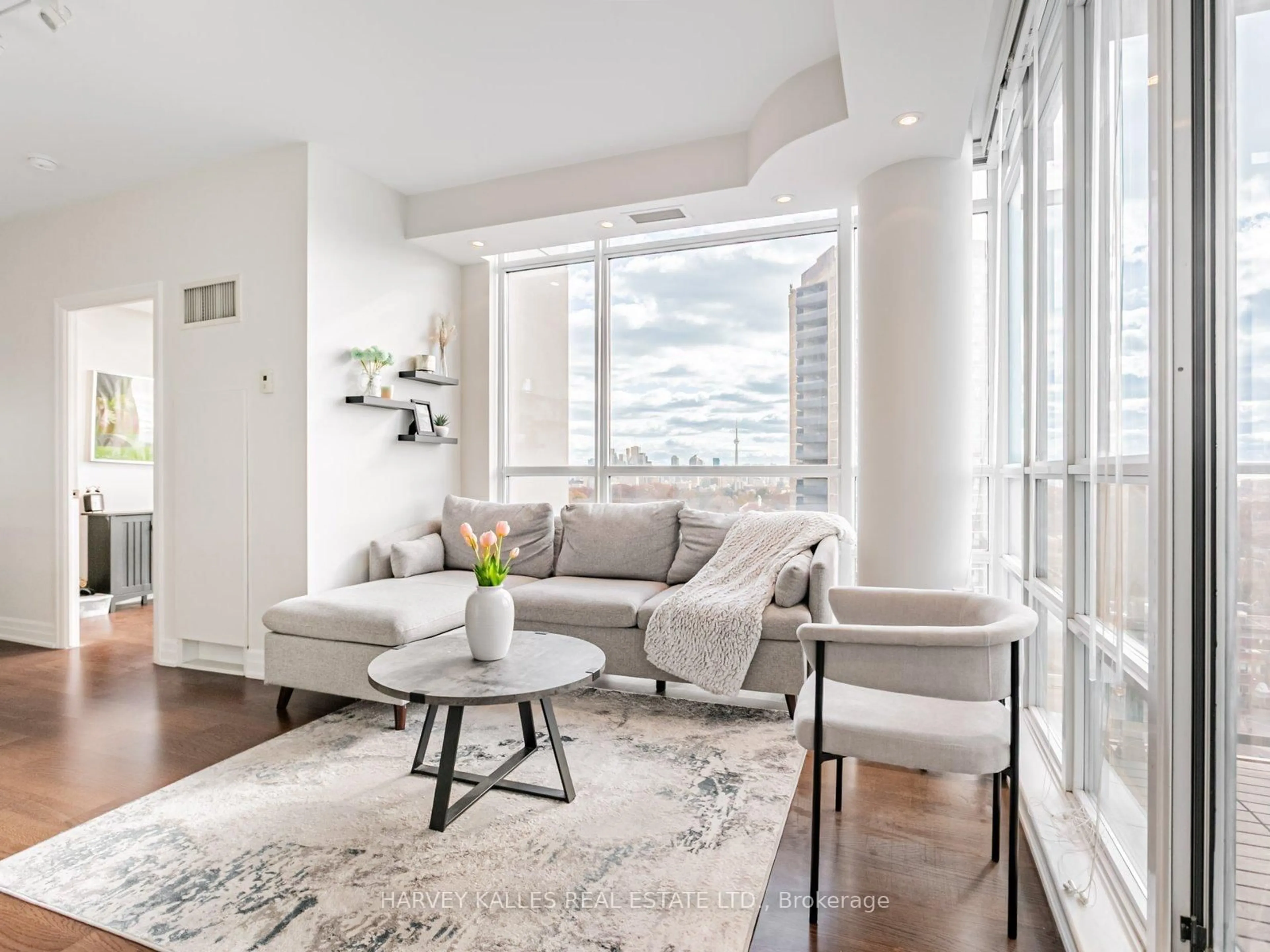 Living room with furniture, unknown for 500 St Clair Ave #1001, Toronto Ontario M6C 1A8