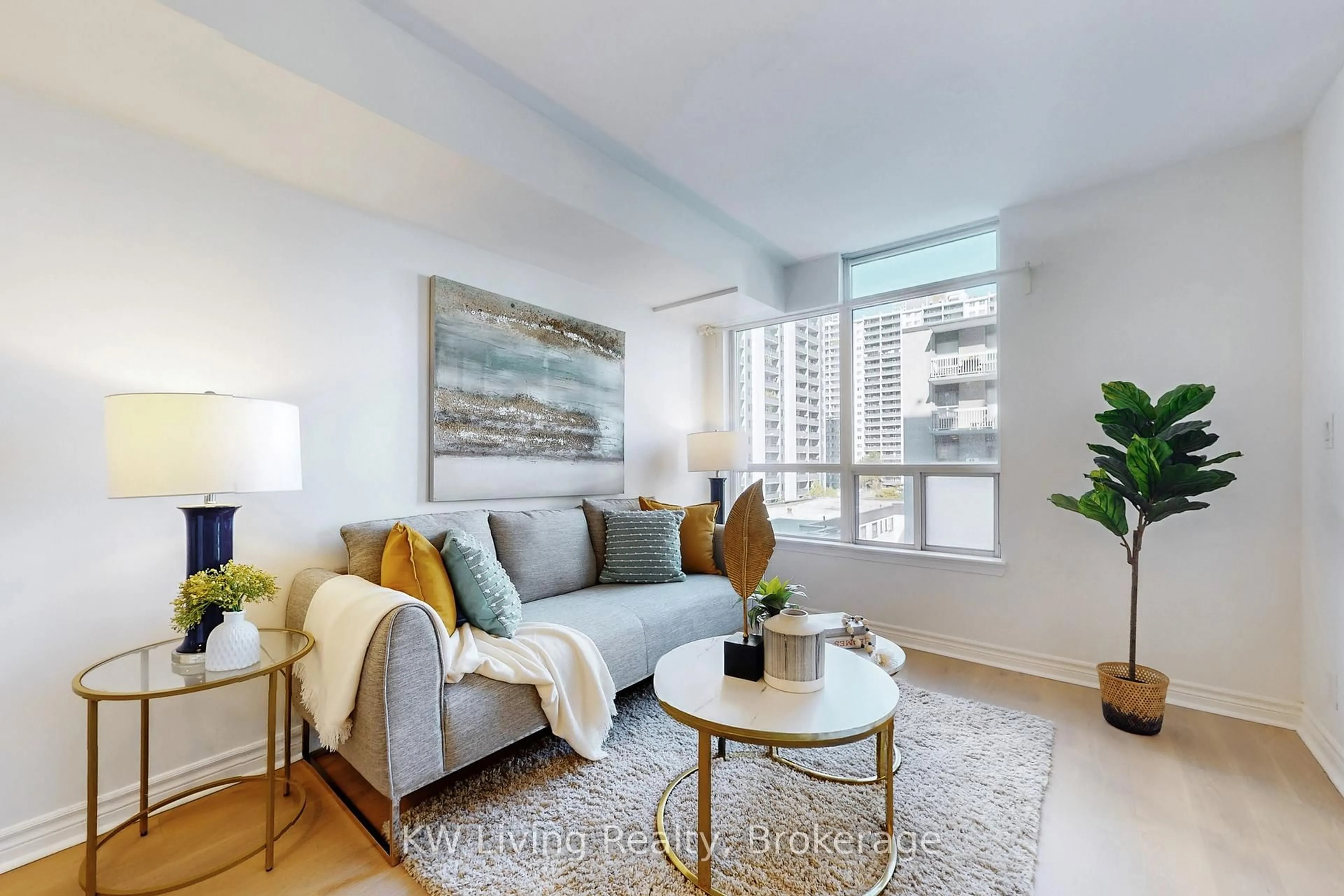 Living room with furniture, unknown for 225 Wellesley St #509, Toronto Ontario M4X 1X8