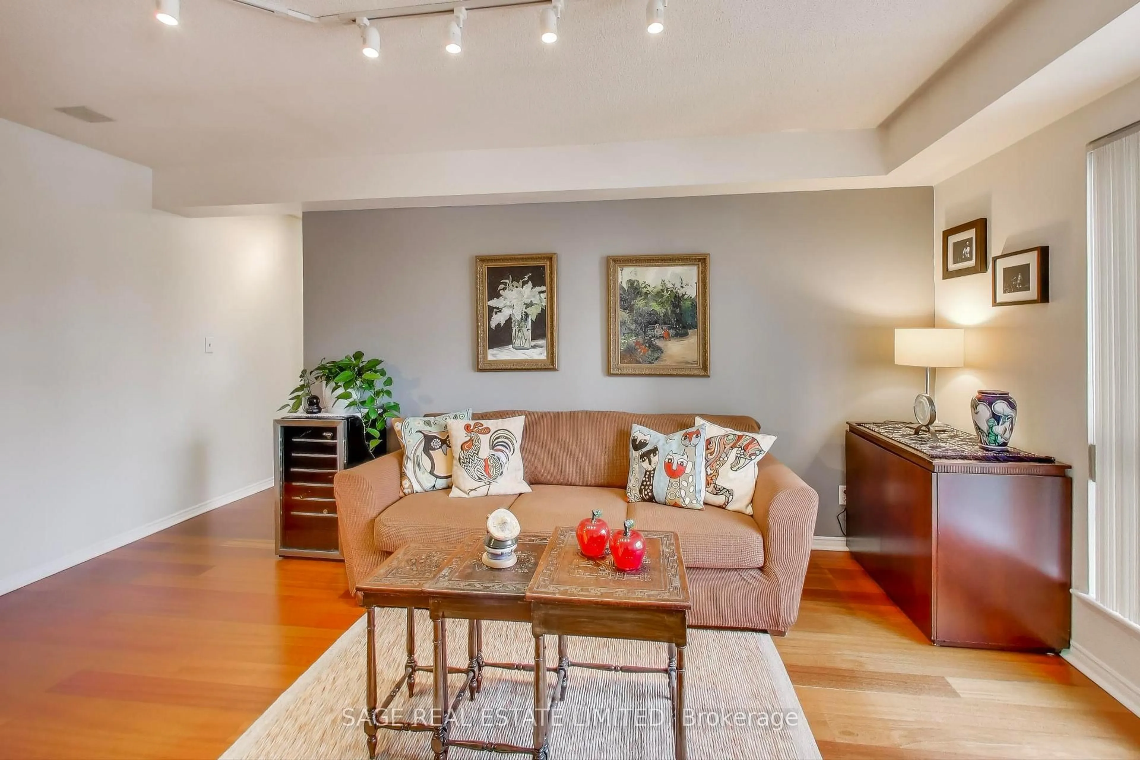 Living room with furniture, unknown for 25 The Esplanade #1605, Toronto Ontario M5E 1W5