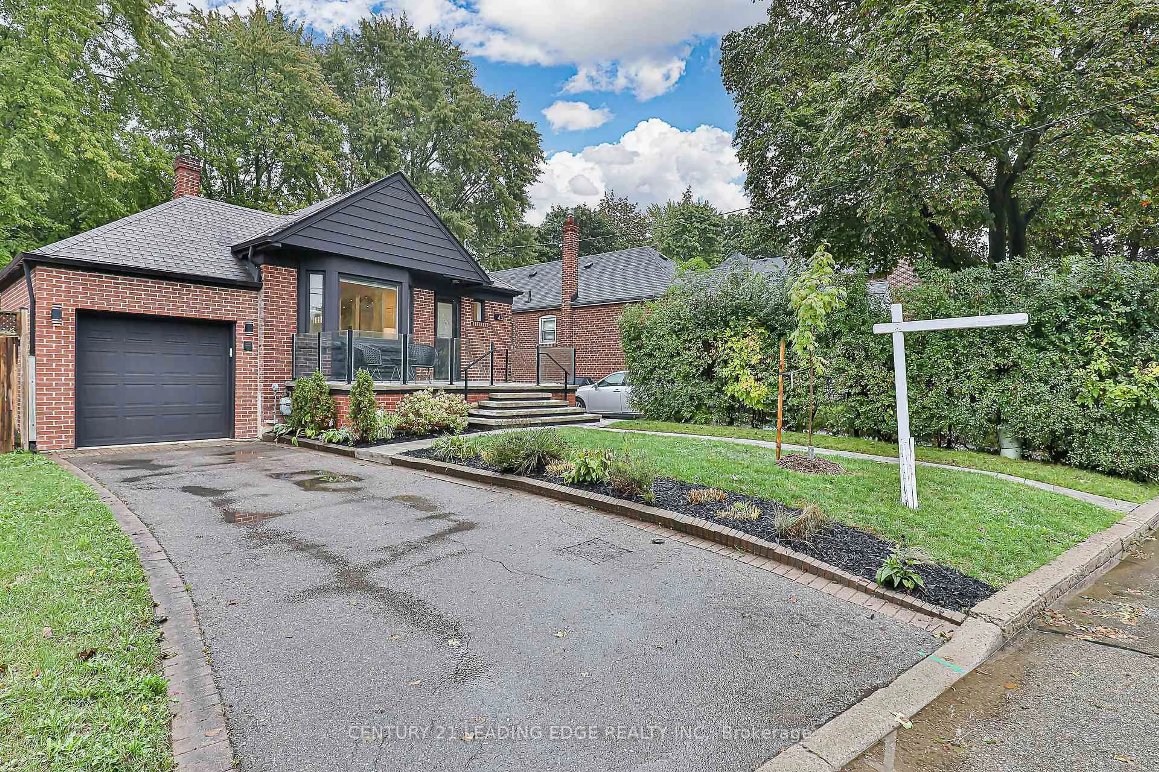 Home with brick exterior material, street for 43 BARCLAY Rd, Toronto Ontario M3H 3E2