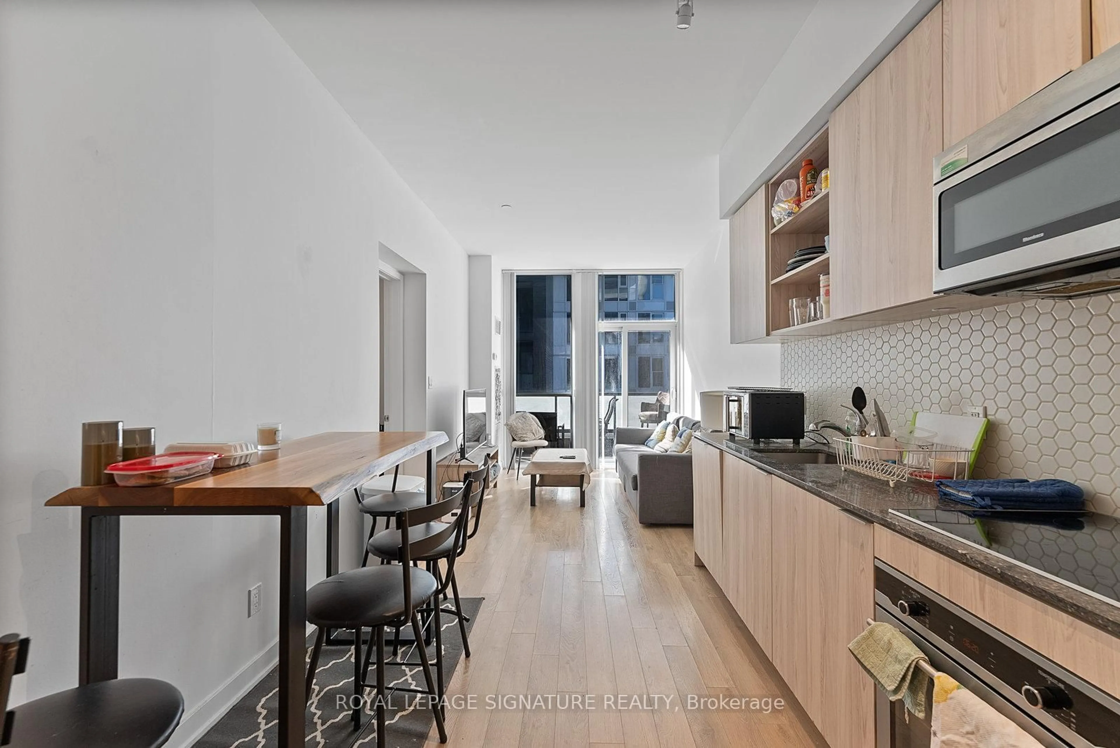 Open concept kitchen, unknown for 50 Ordnance St #405, Toronto Ontario M6K 0C9