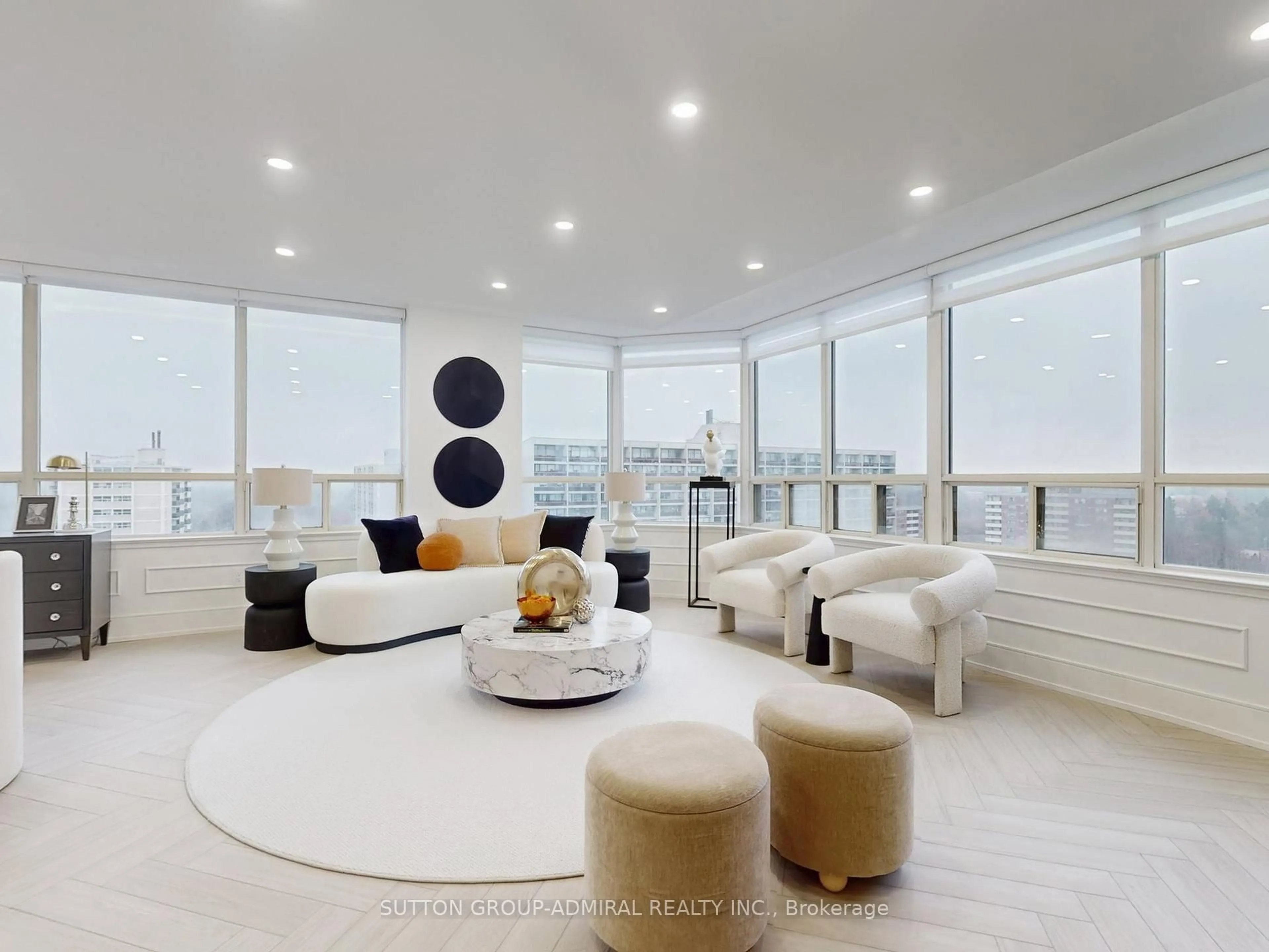 Living room with furniture, unknown for 10 Torresdale Ave #1204, Toronto Ontario M2R 3V8