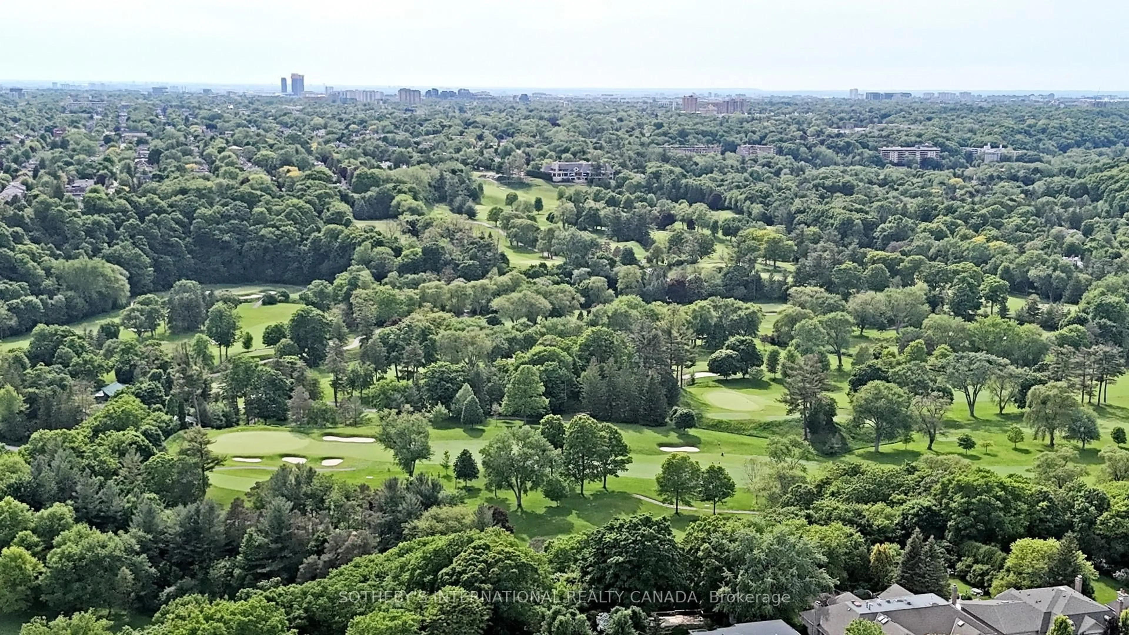 A pic from outside/outdoor area/front of a property/back of a property/a pic from drone, forest/trees view for 45 Park Lane Circ, Toronto Ontario M3C 2N3