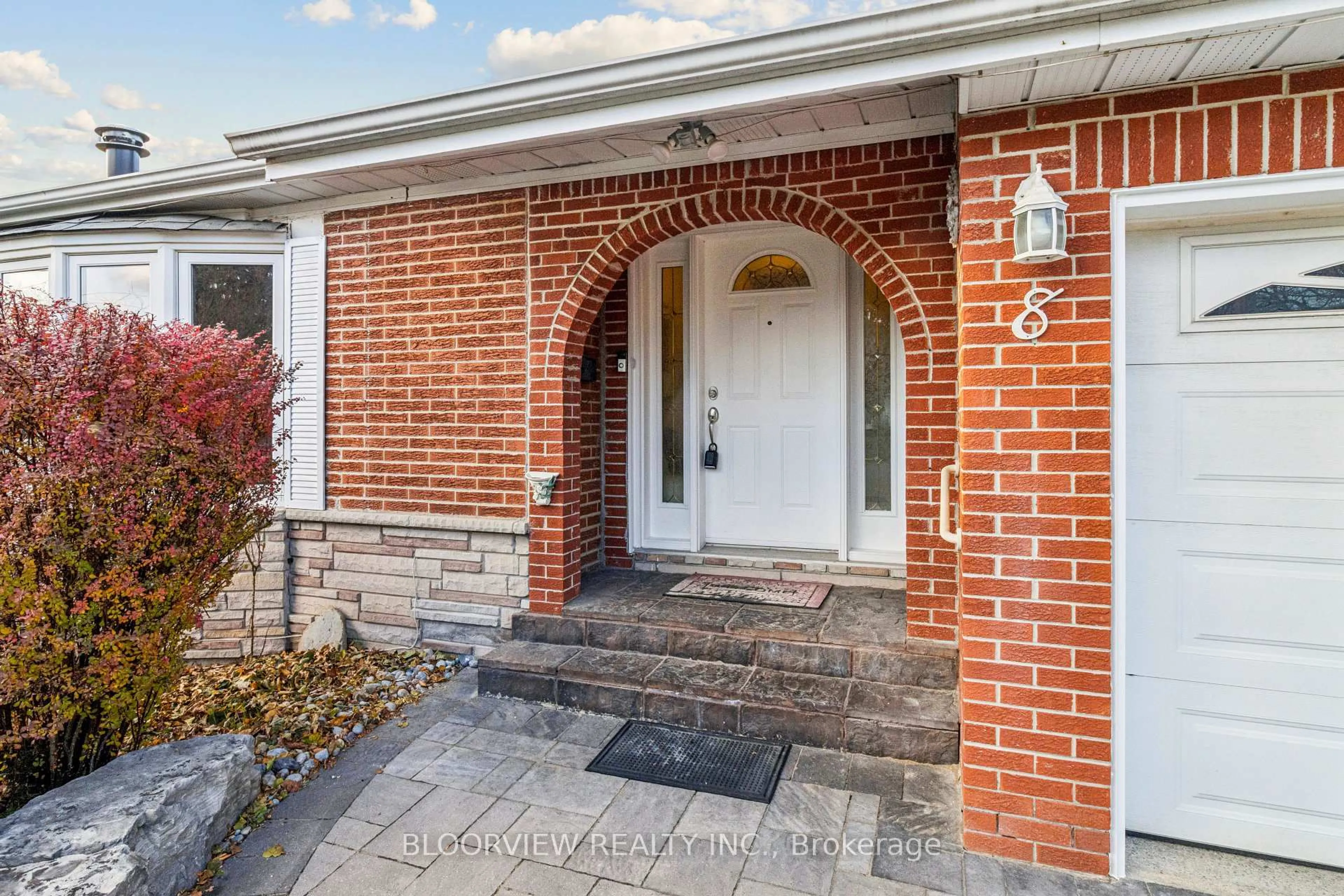 Home with brick exterior material, street for 8 Waddington Cres, Toronto Ontario M2J 2Z8