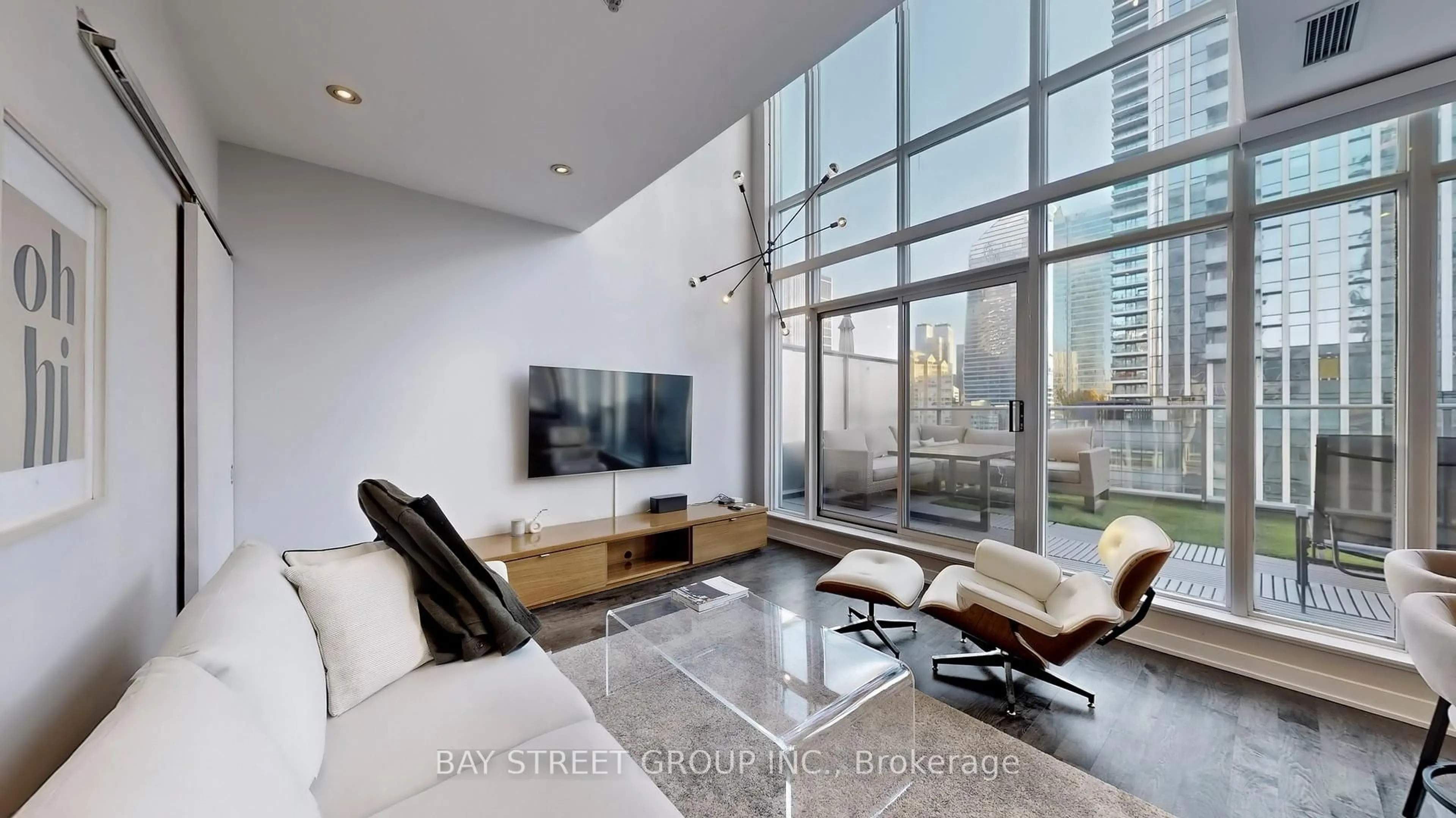 Living room with furniture, unknown for 21 Nelson St #UPH01, Toronto Ontario M5V 3H9