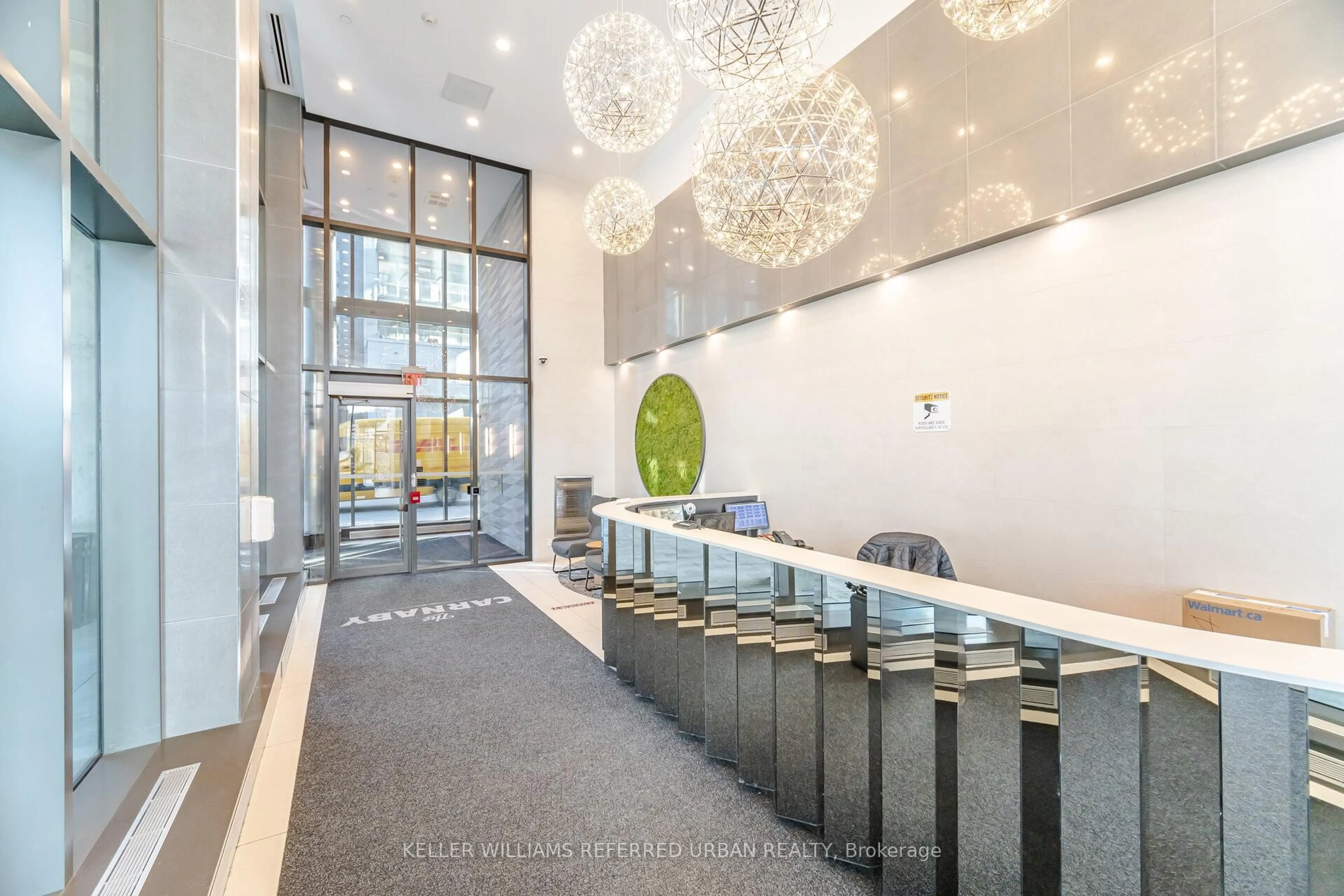 Indoor foyer for 20 Minowan Miikan Lane #1108, Toronto Ontario M6J 0E5