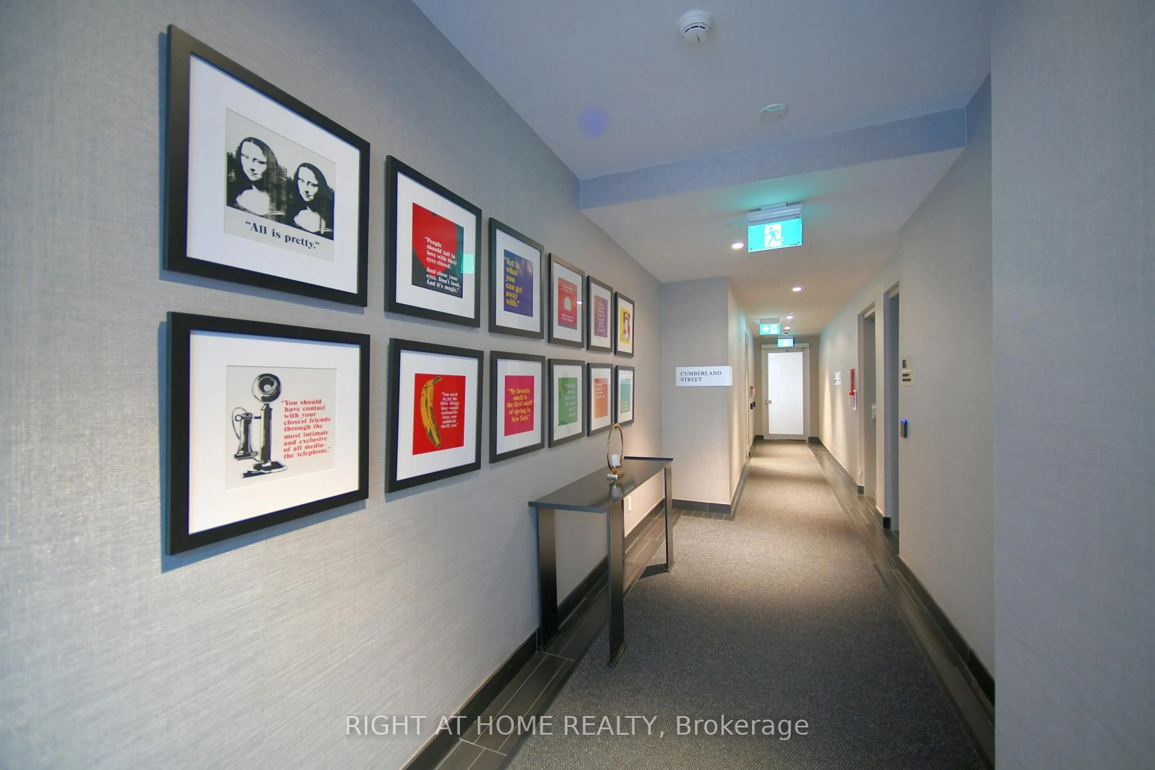 Indoor foyer for 188 Cumberland St #1201, Toronto Ontario M5R 0B6