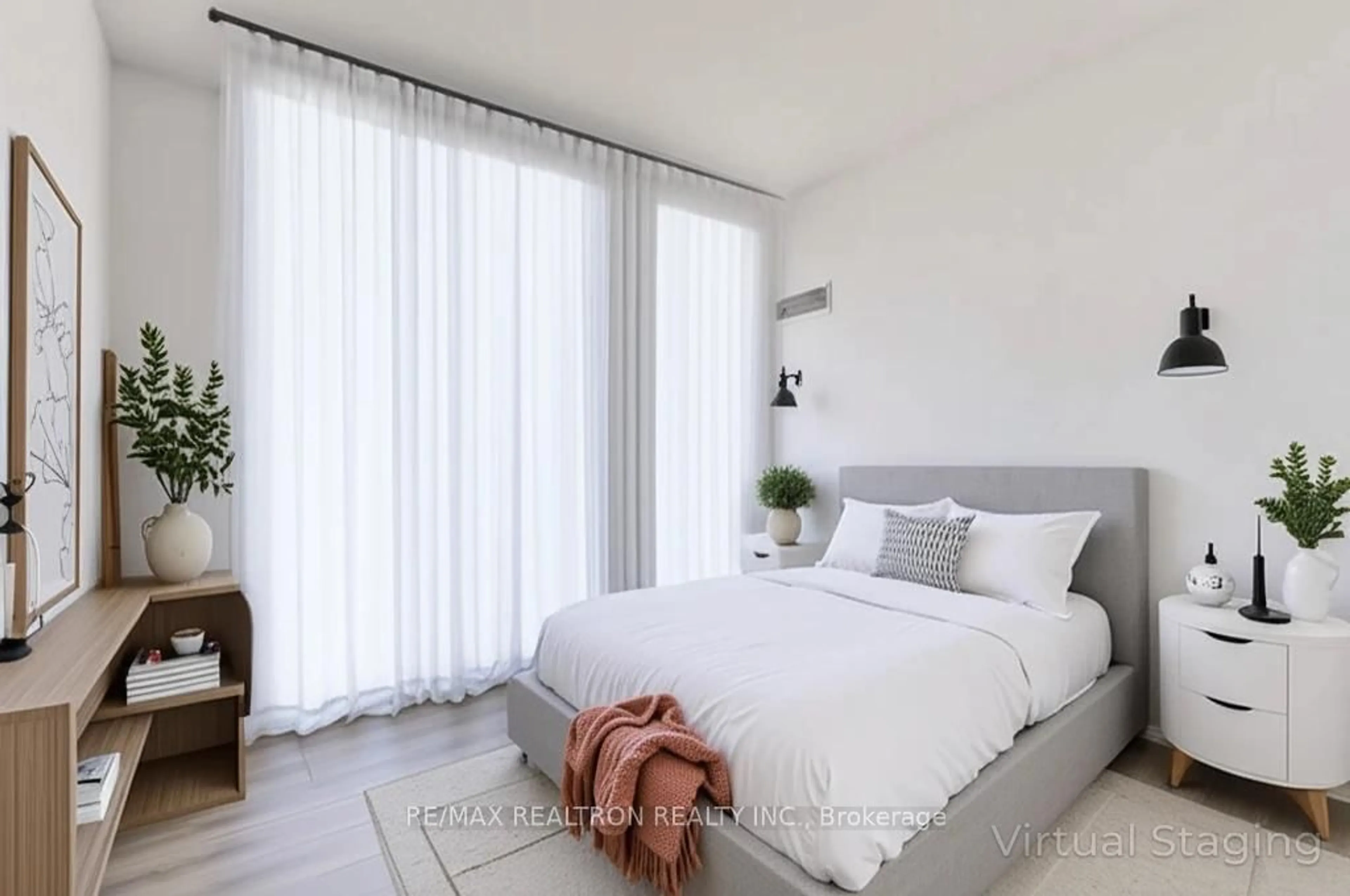 Bedroom with bed, unknown for 8 Eglinton Ave #1102, Toronto Ontario M4P 1A6