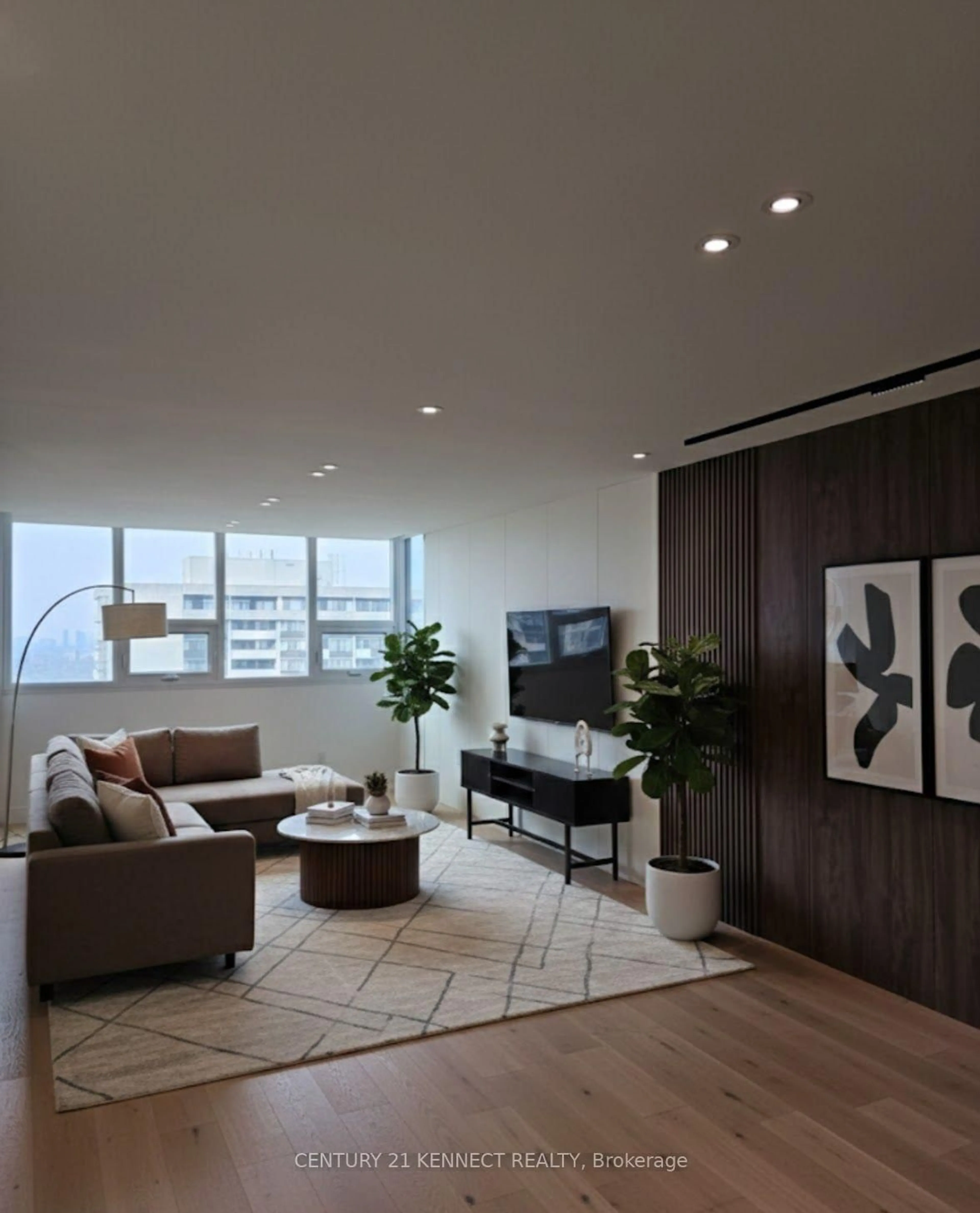 Living room with furniture, unknown for 3303 Don Mills Rd #2407, Toronto Ontario M2J 4T6