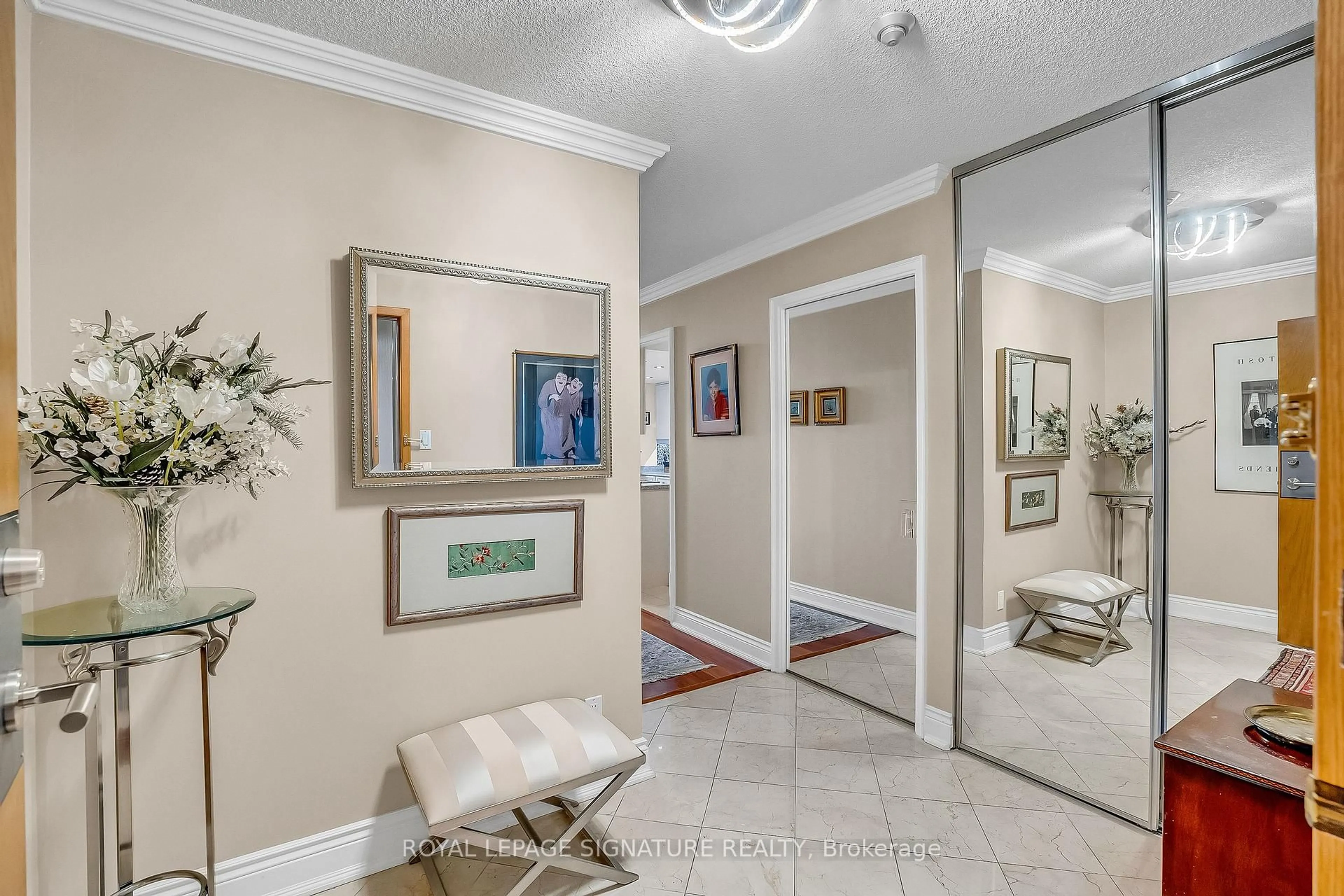 Indoor foyer for 195 Wynford Dr #1804, Toronto Ontario M3C 3P3