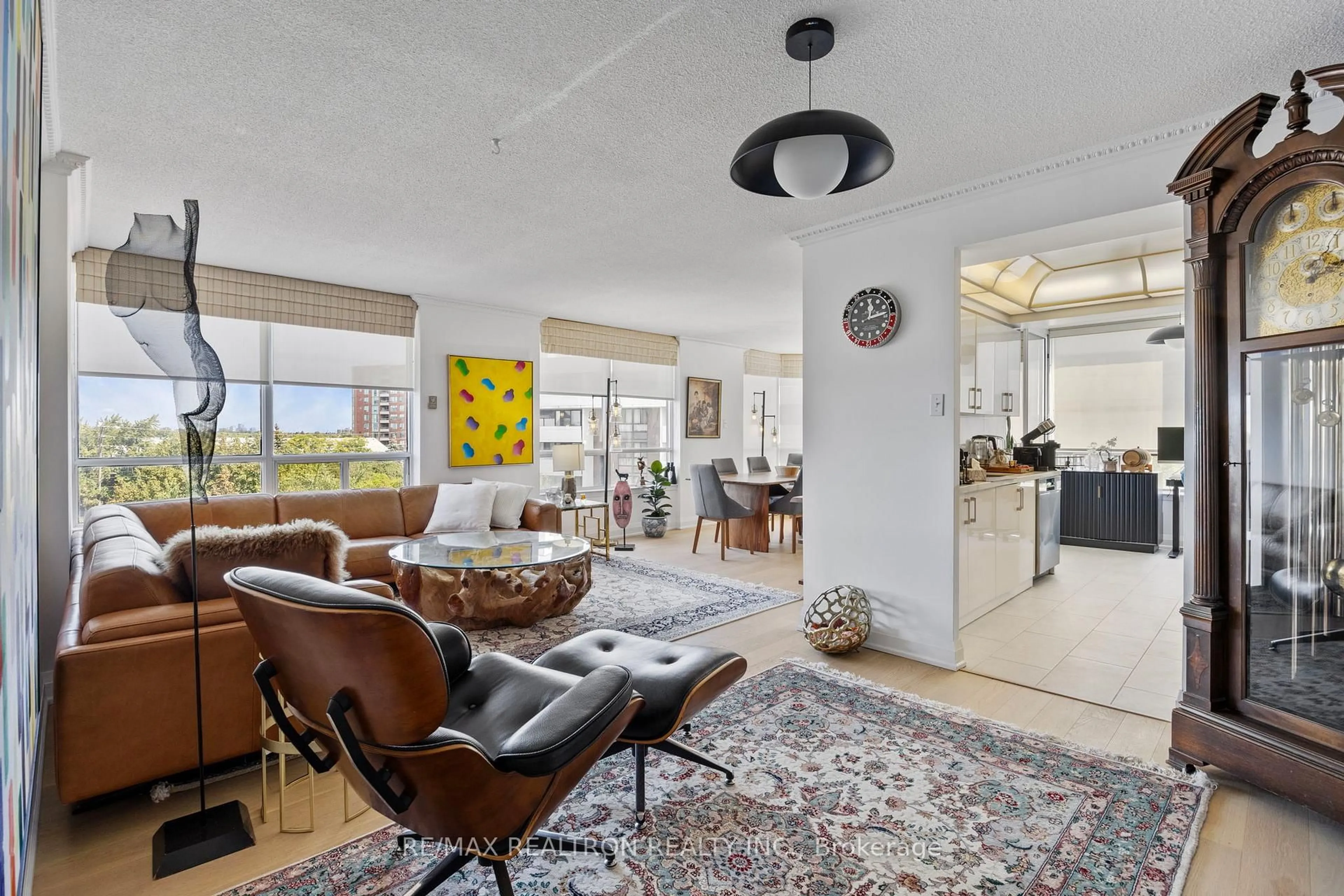 Living room with furniture, unknown for 1131 Steeles Ave #603, Toronto Ontario M2R 3W8