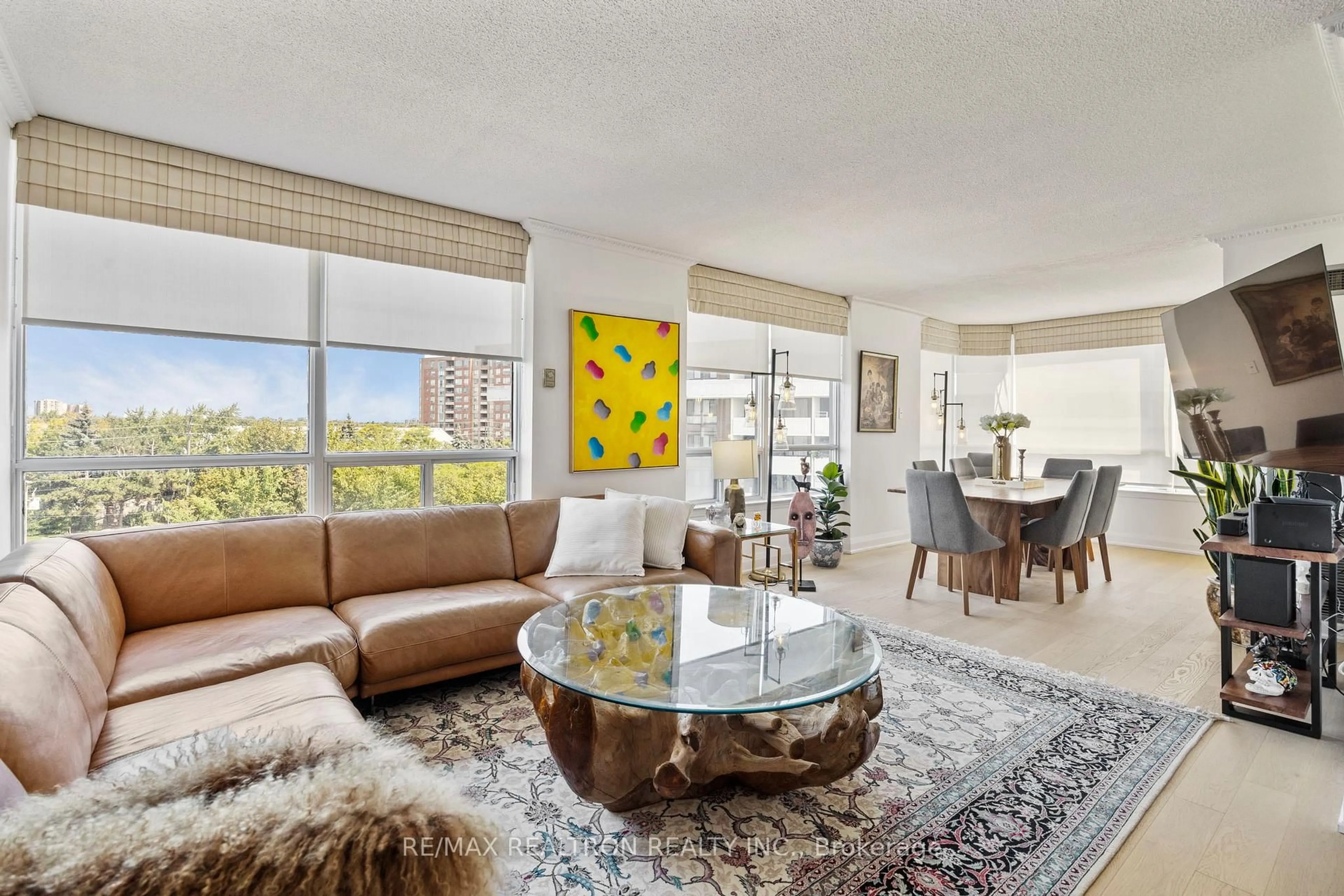 Living room with furniture, unknown for 1131 Steeles Ave #603, Toronto Ontario M2R 3W8