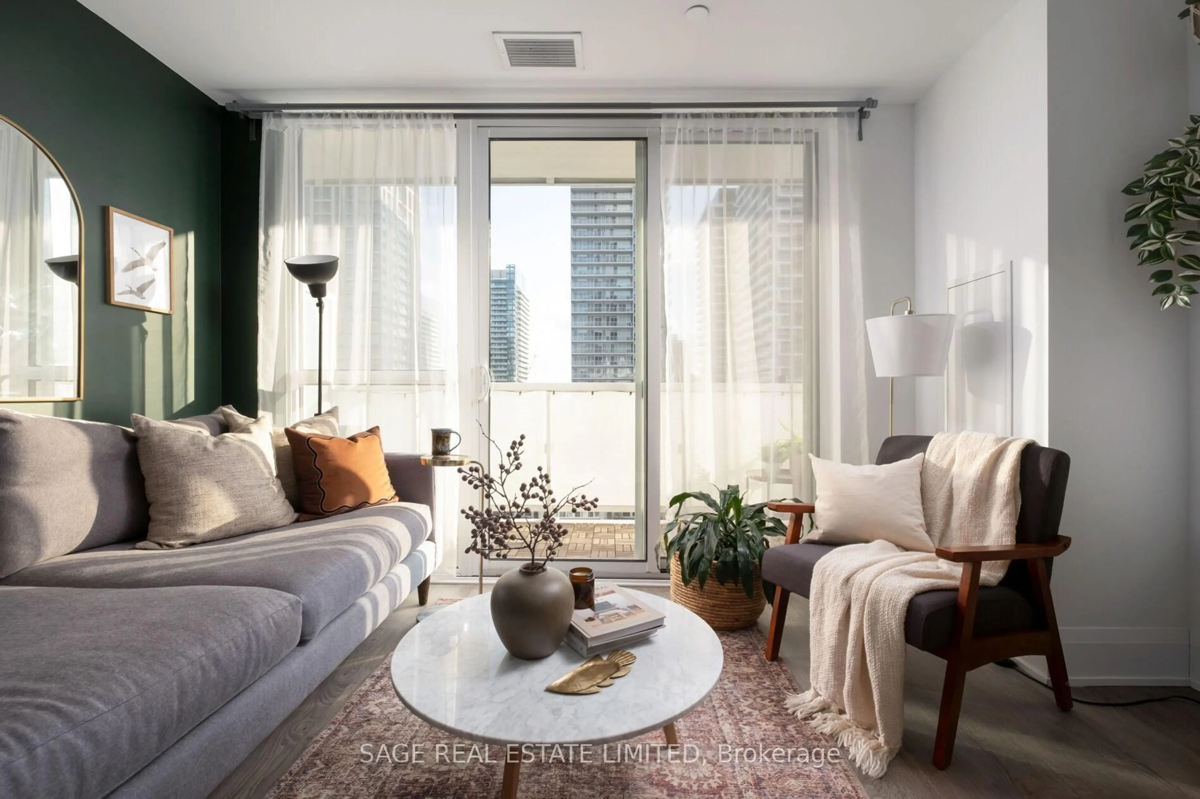 Living room with furniture, unknown for 101 Erskine Ave #2108, Toronto Ontario M4P 0C5