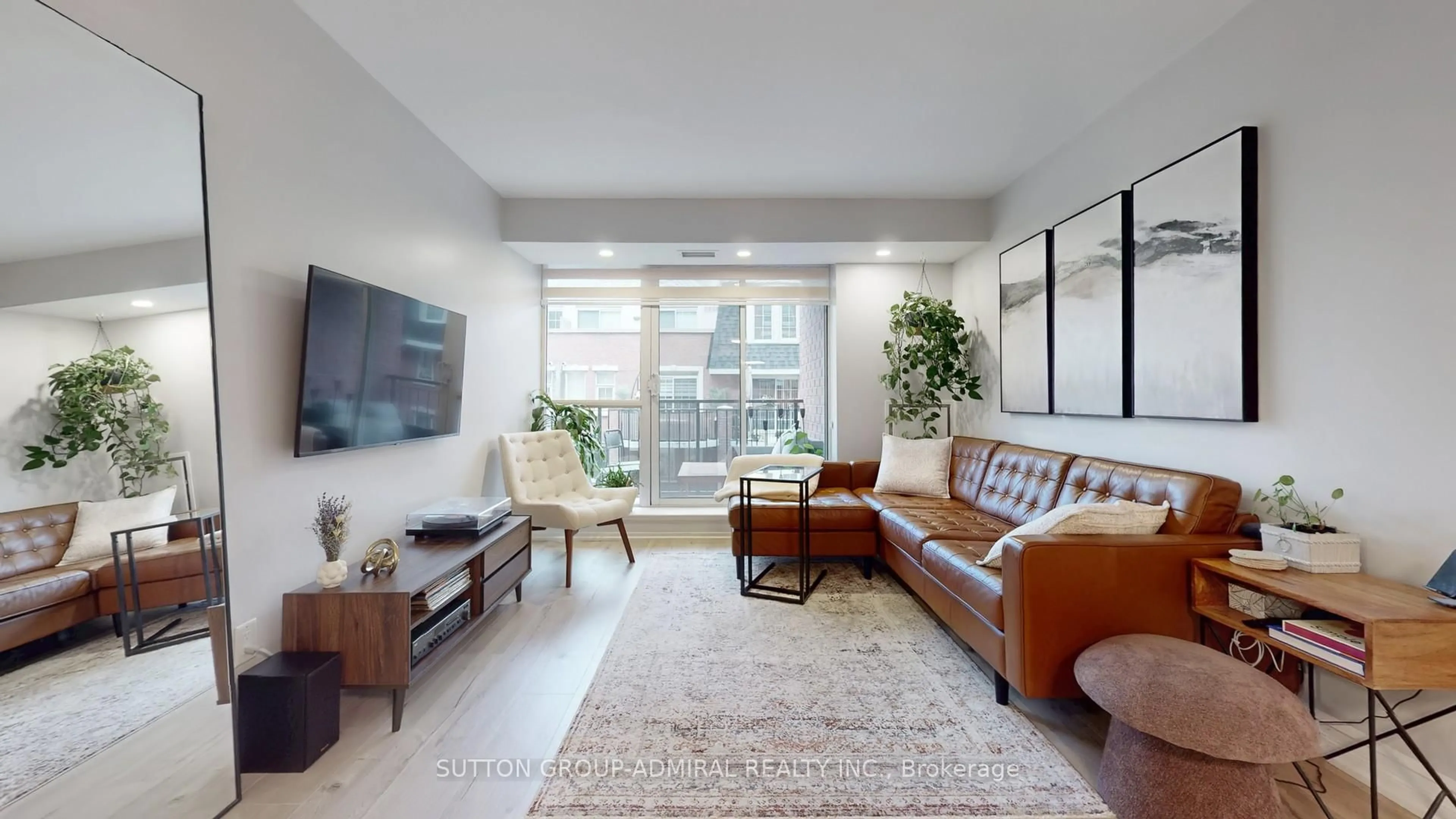 Living room with furniture, unknown for 1000 King St #321, Toronto Ontario M6K 3N1