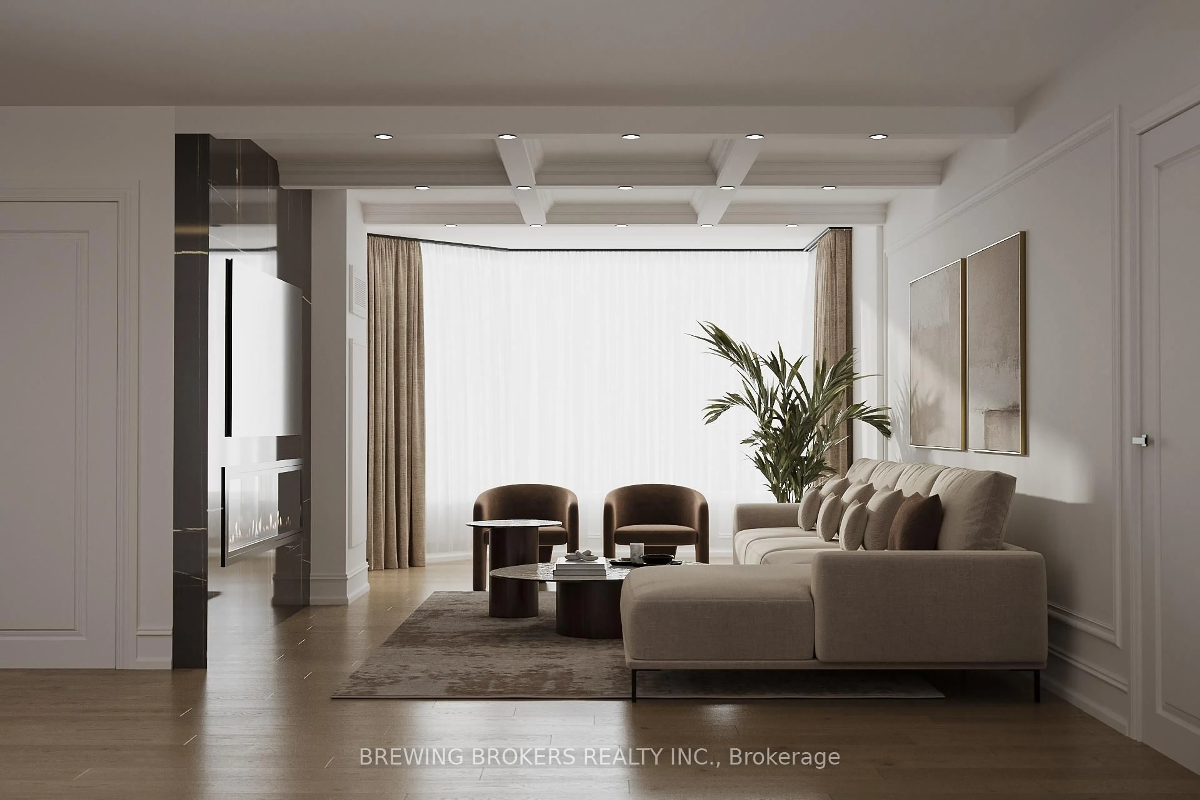 Living room with furniture, unknown for 65 Spring Garden Ave #1504, Toronto Ontario M2N 6H9