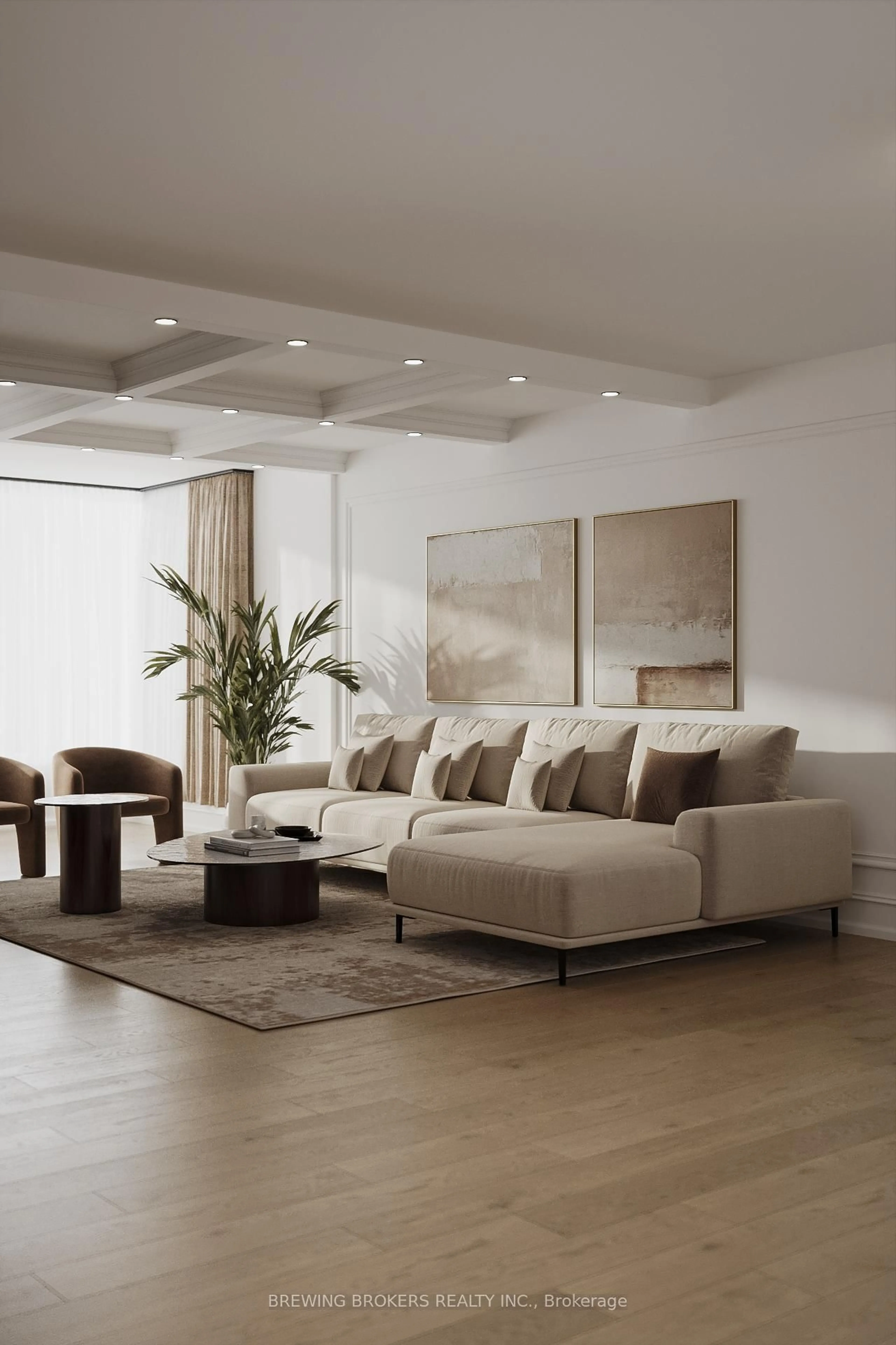 Living room with furniture, unknown for 65 Spring Garden Ave #1504, Toronto Ontario M2N 6H9