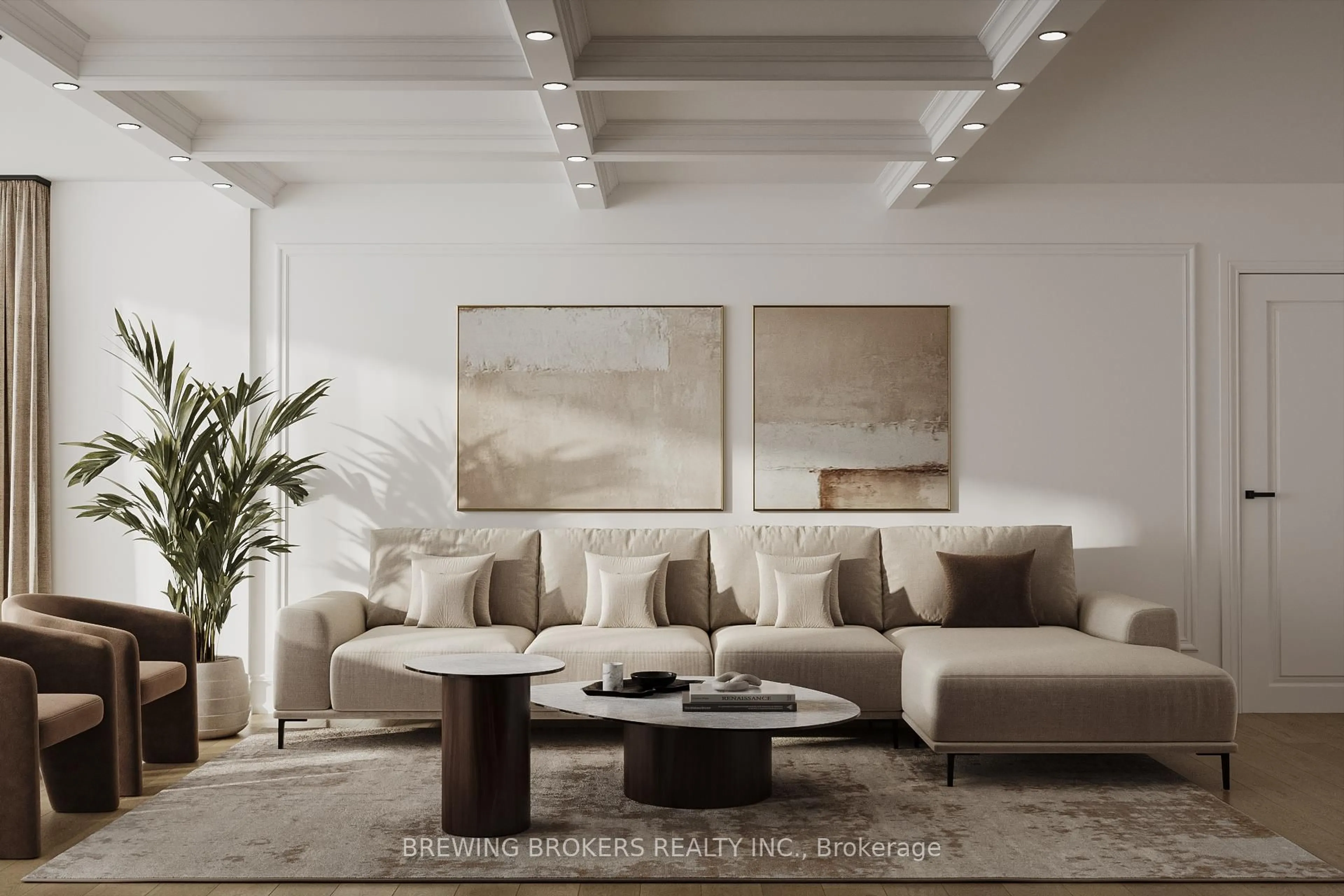 Living room with furniture, unknown for 65 Spring Garden Ave #1504, Toronto Ontario M2N 6H9