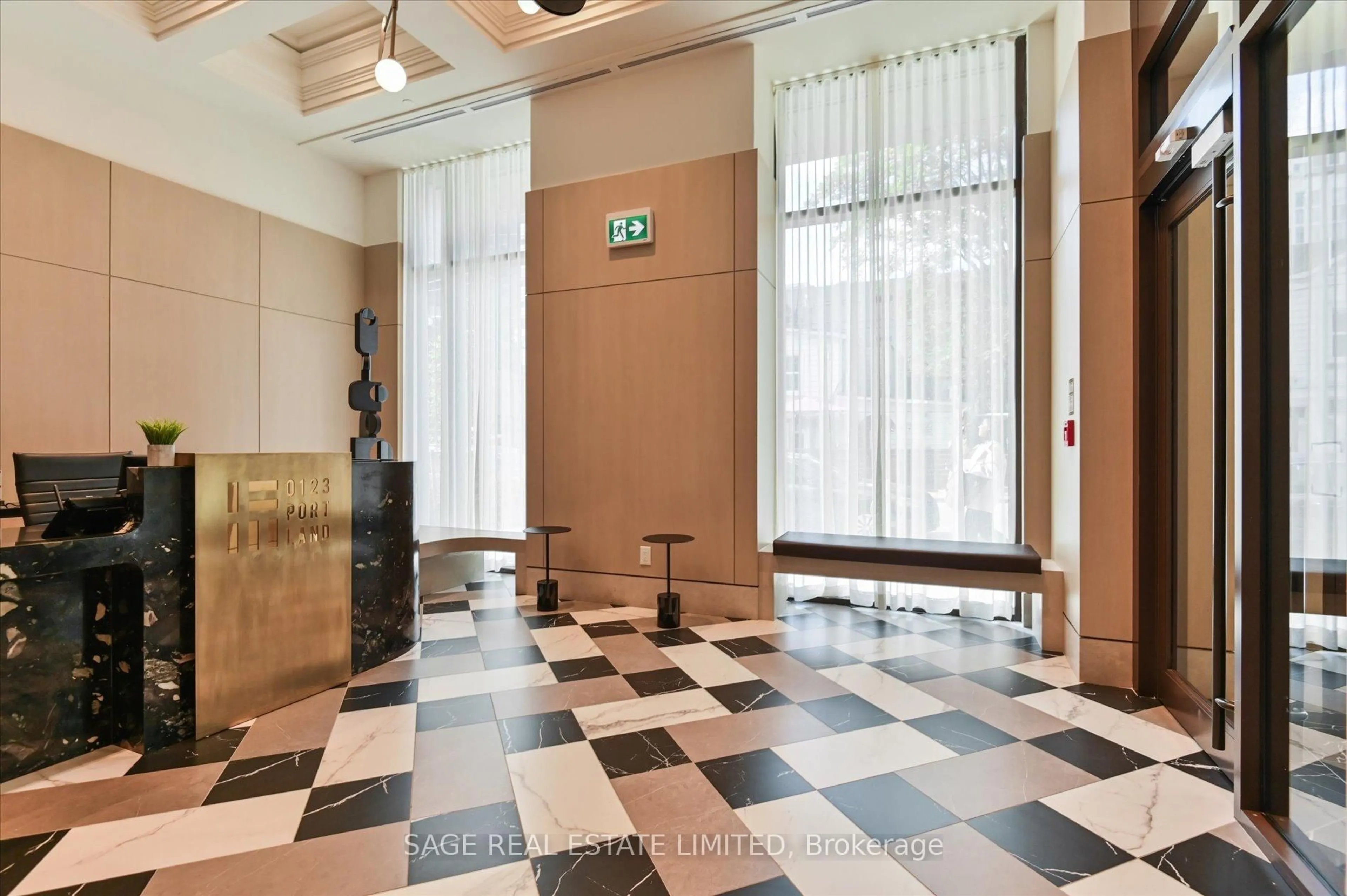 Indoor foyer for 123 Portland St #1007, Toronto Ontario M5V 0V9