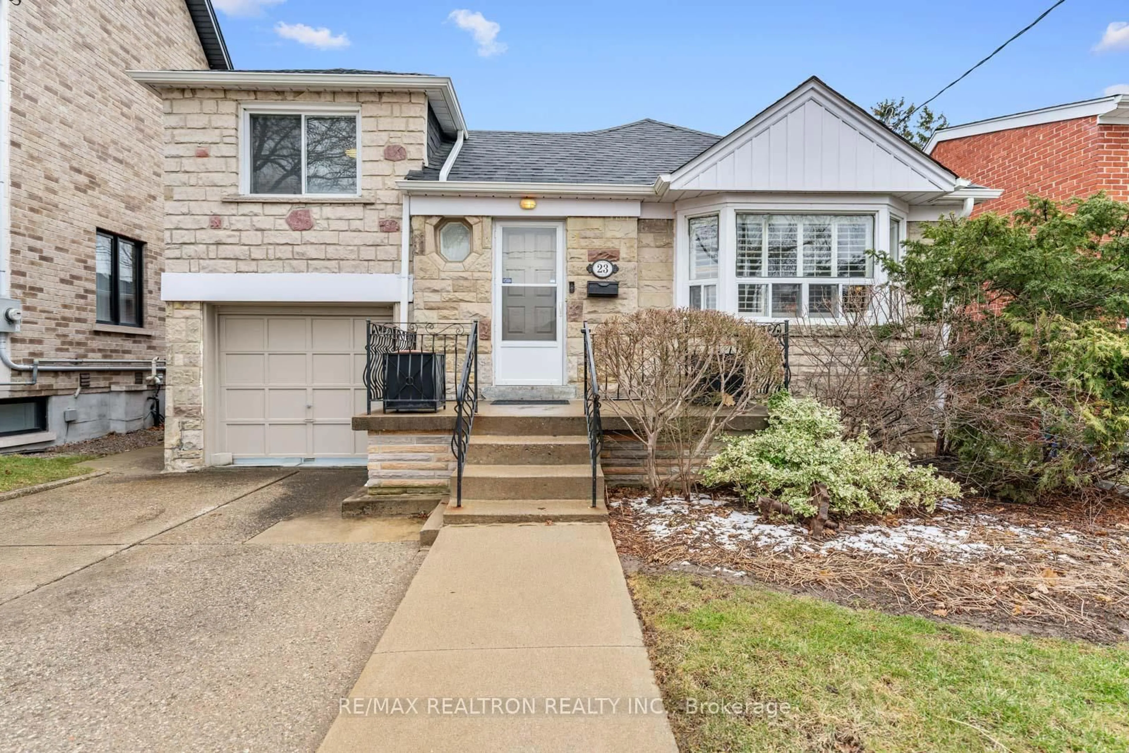 Home with brick exterior material, street for 23 Allingham Gdns, Toronto Ontario M3H 1X7