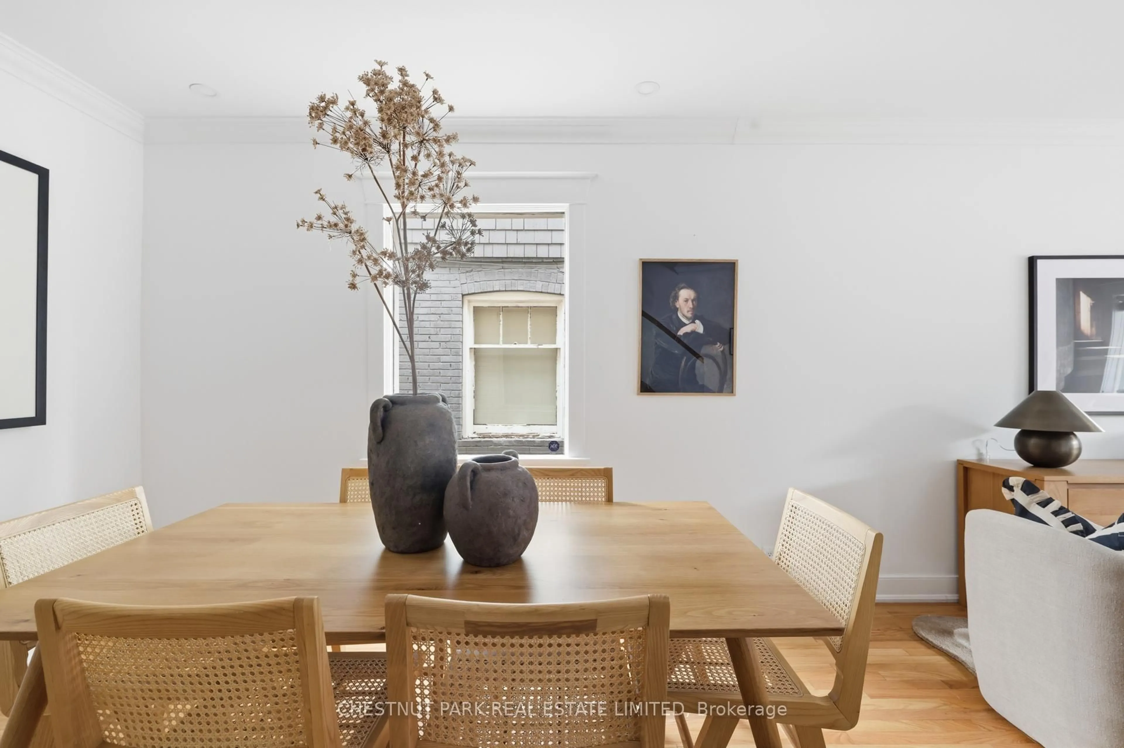 Dining room, wood/laminate floor for 511 Merton St, Toronto Ontario M4S 1B4