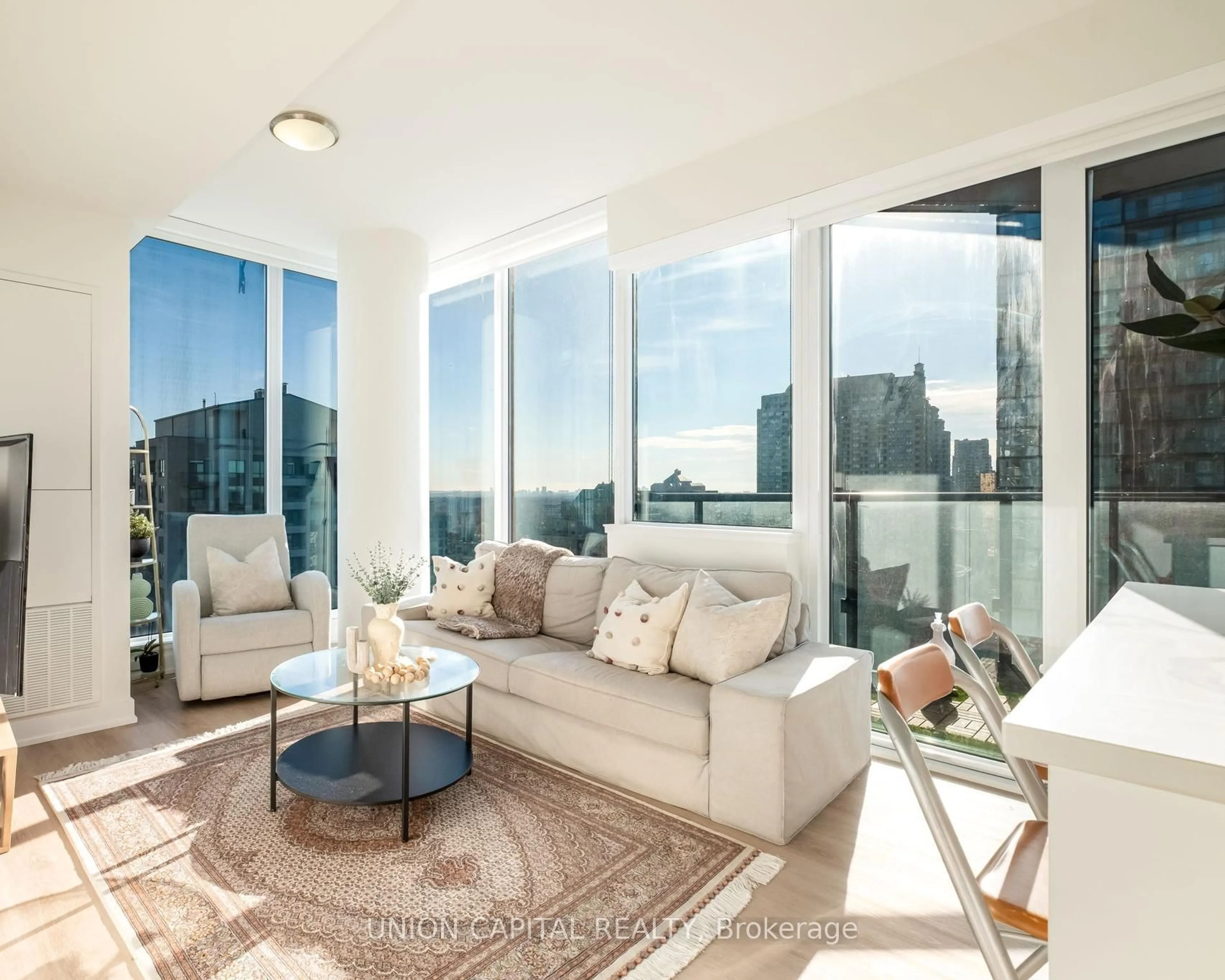 Living room with furniture, unknown for 15 Ellerslie Ave #2102, Toronto Ontario M2N 0L7