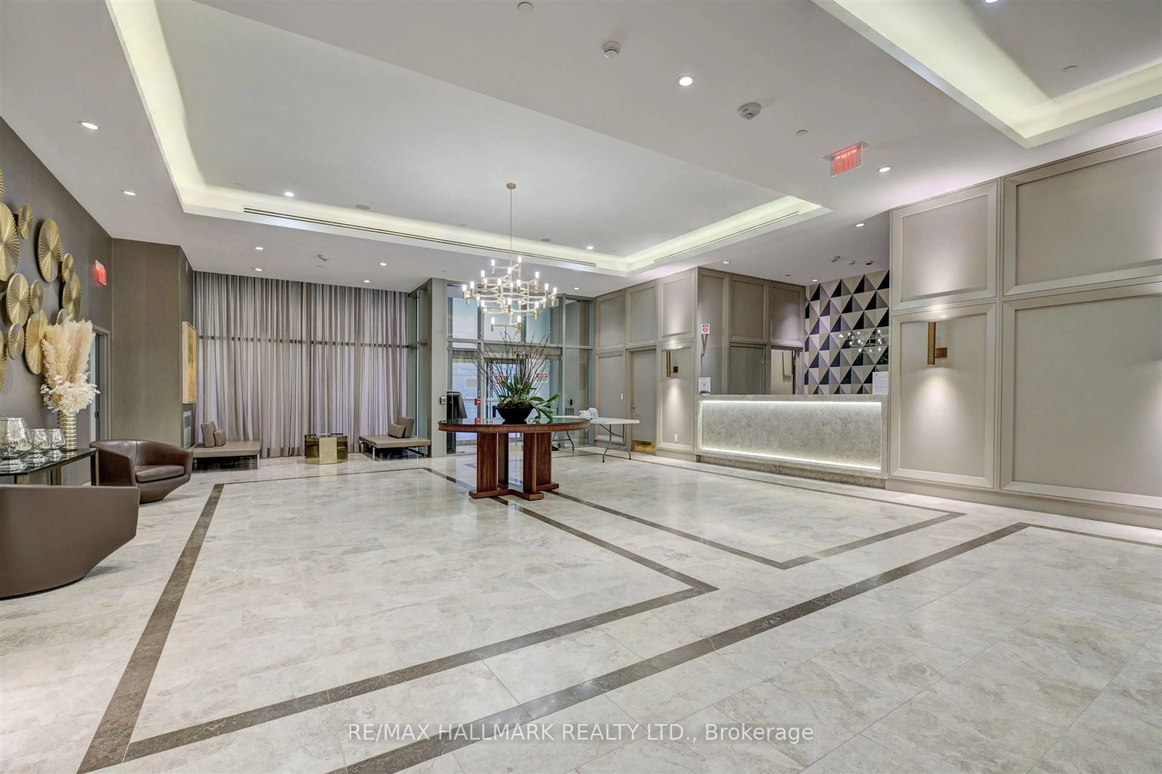 Lobby for 155 Yorkville Ave #1412, Toronto Ontario M5R 0B4