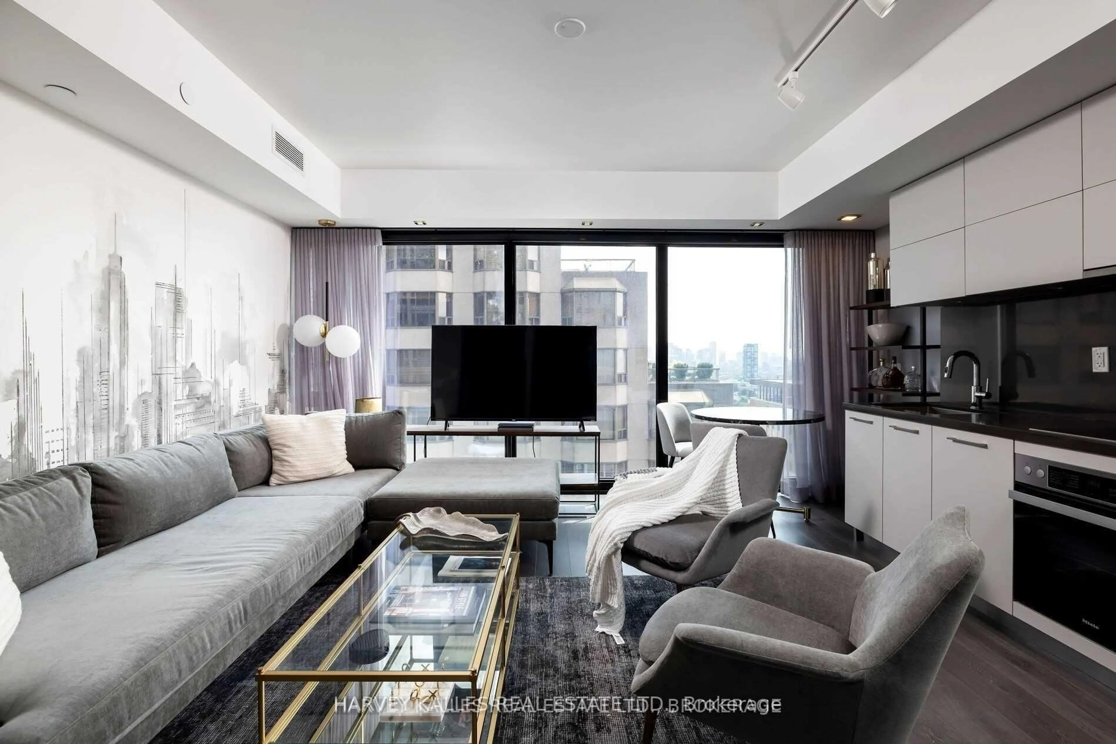 Living room with furniture, unknown for 188 Cumberland St #2208, Toronto Ontario M5R 2G3