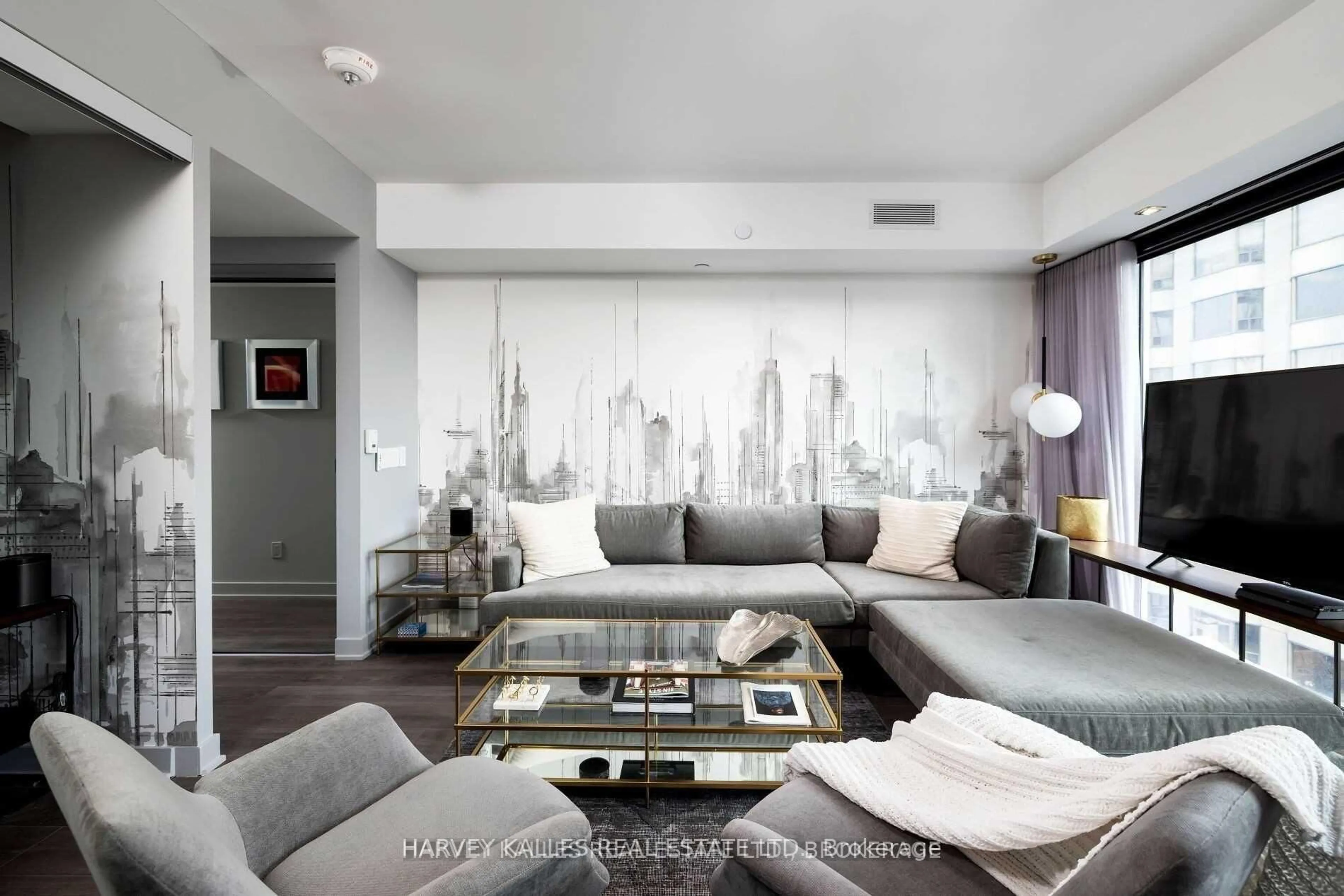 Living room with furniture, unknown for 188 Cumberland St #2208, Toronto Ontario M5R 2G3