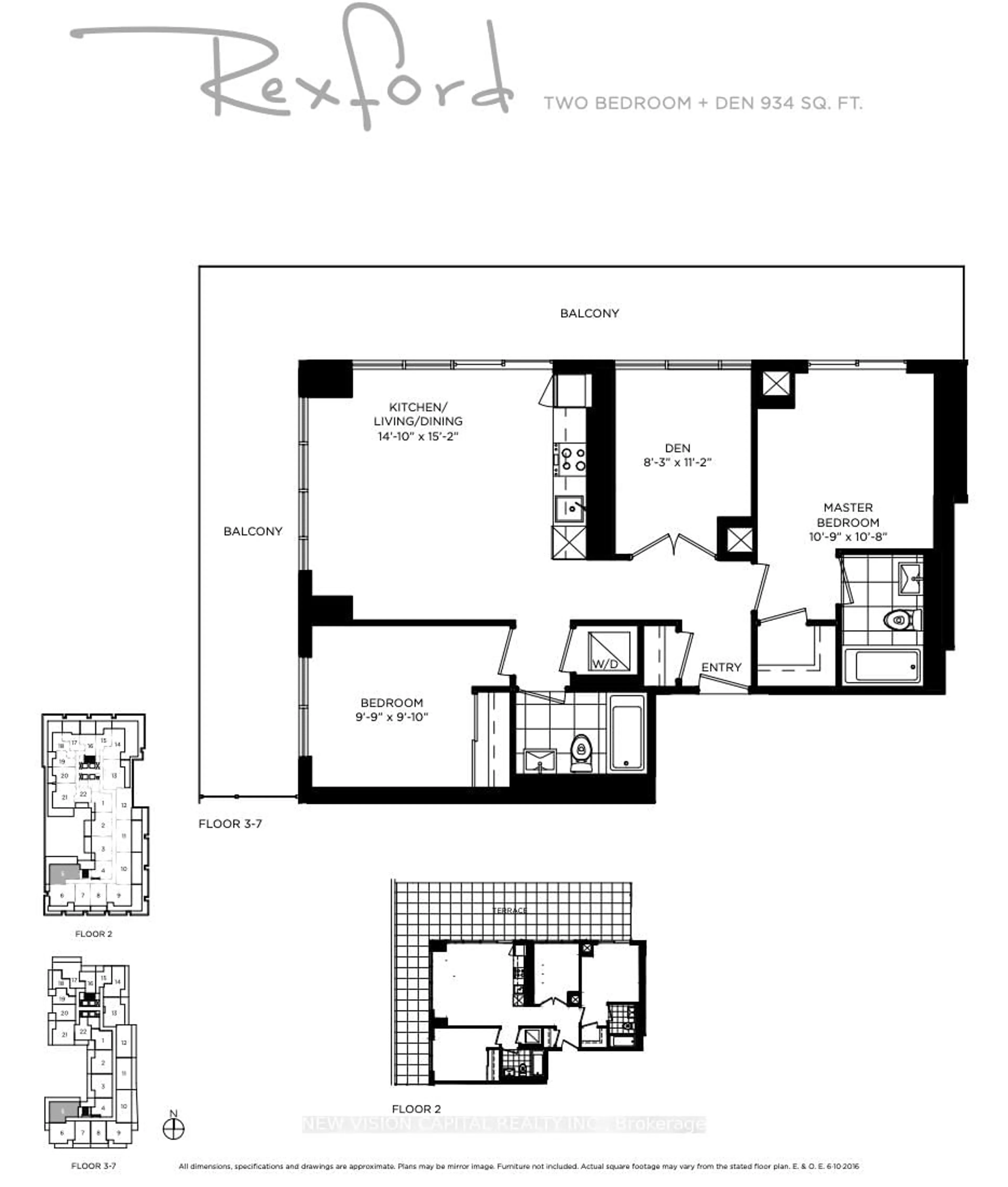 Floor plan for 50 o'neill Rd #405, Toronto Ontario M3C 0R1