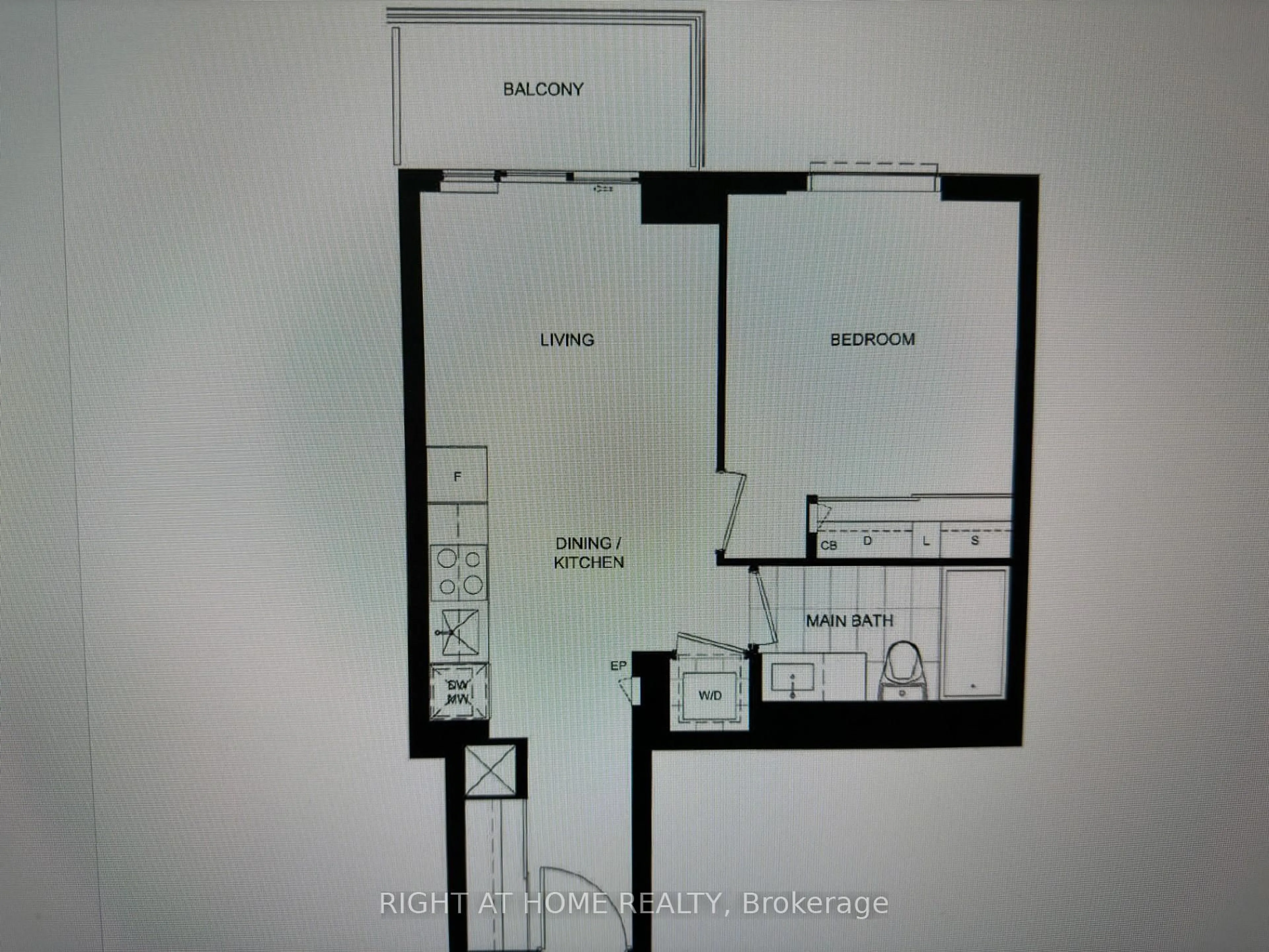 Floor plan for 7 Golden Lion Hts #N908, Toronto Ontario M2M 0C1
