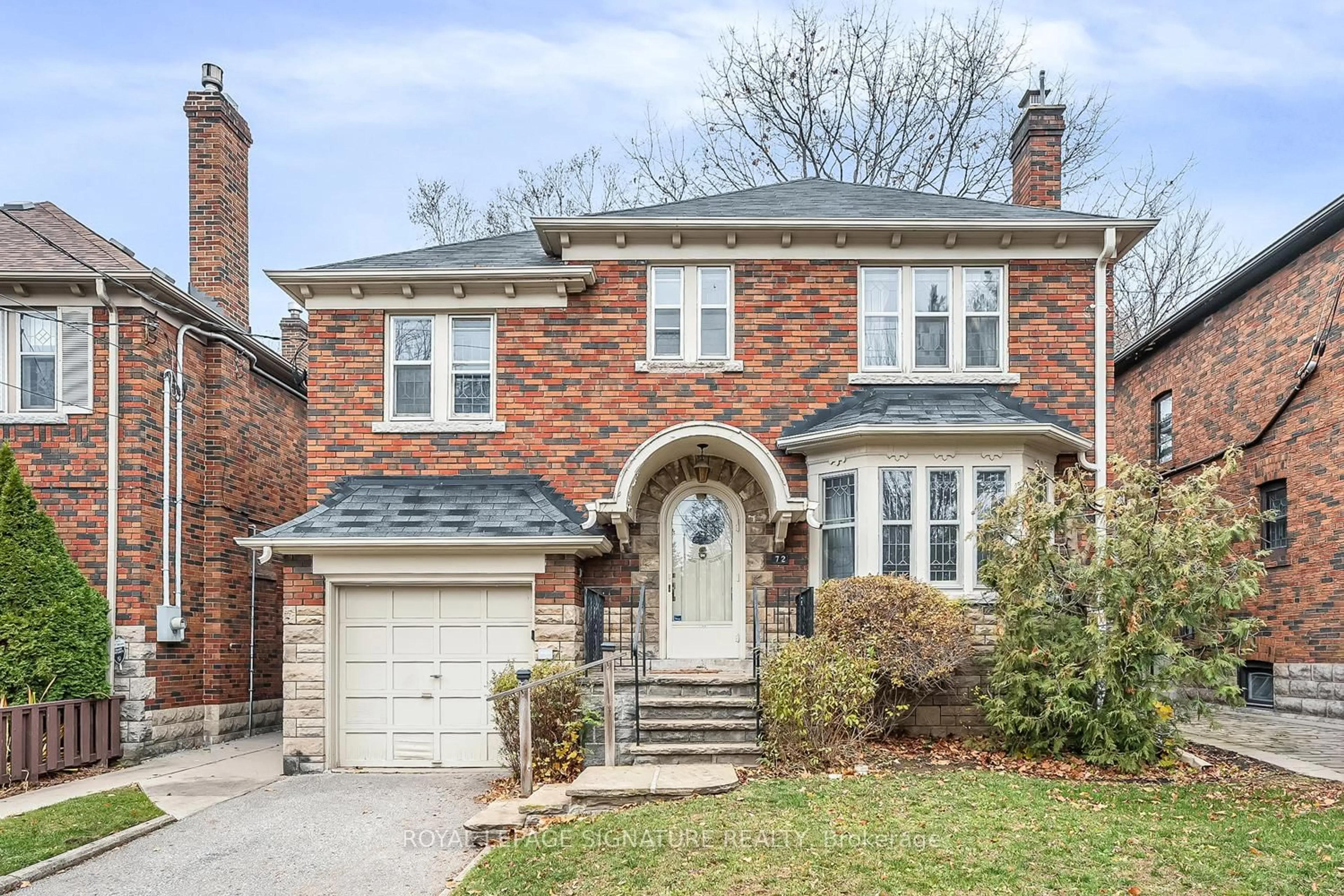 Home with brick exterior material, street for 72 Bessborough Dr, Toronto Ontario M4G 3J1