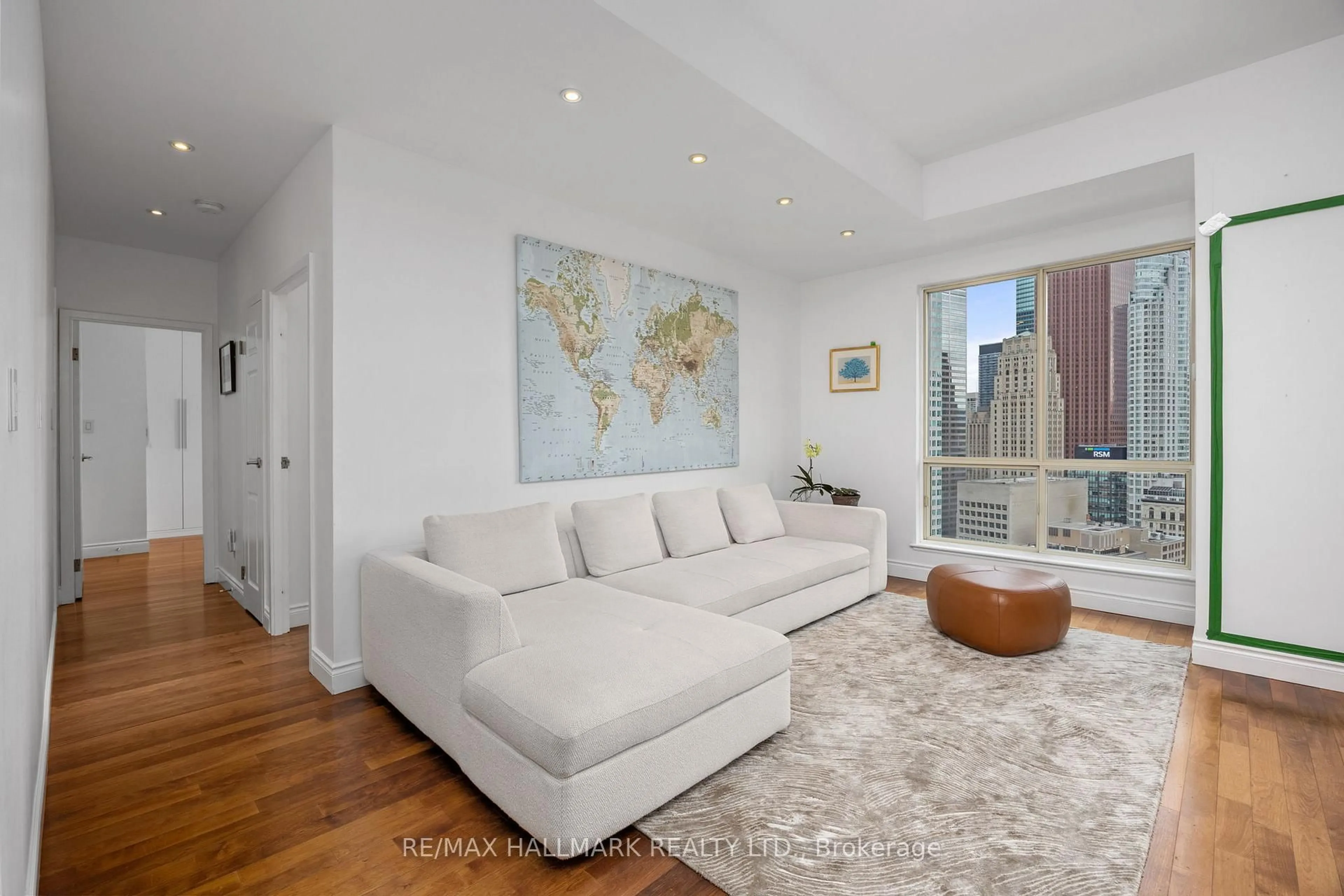 Living room with furniture, unknown for 25 The Esplanade #3205, Toronto Ontario M5E 1W5