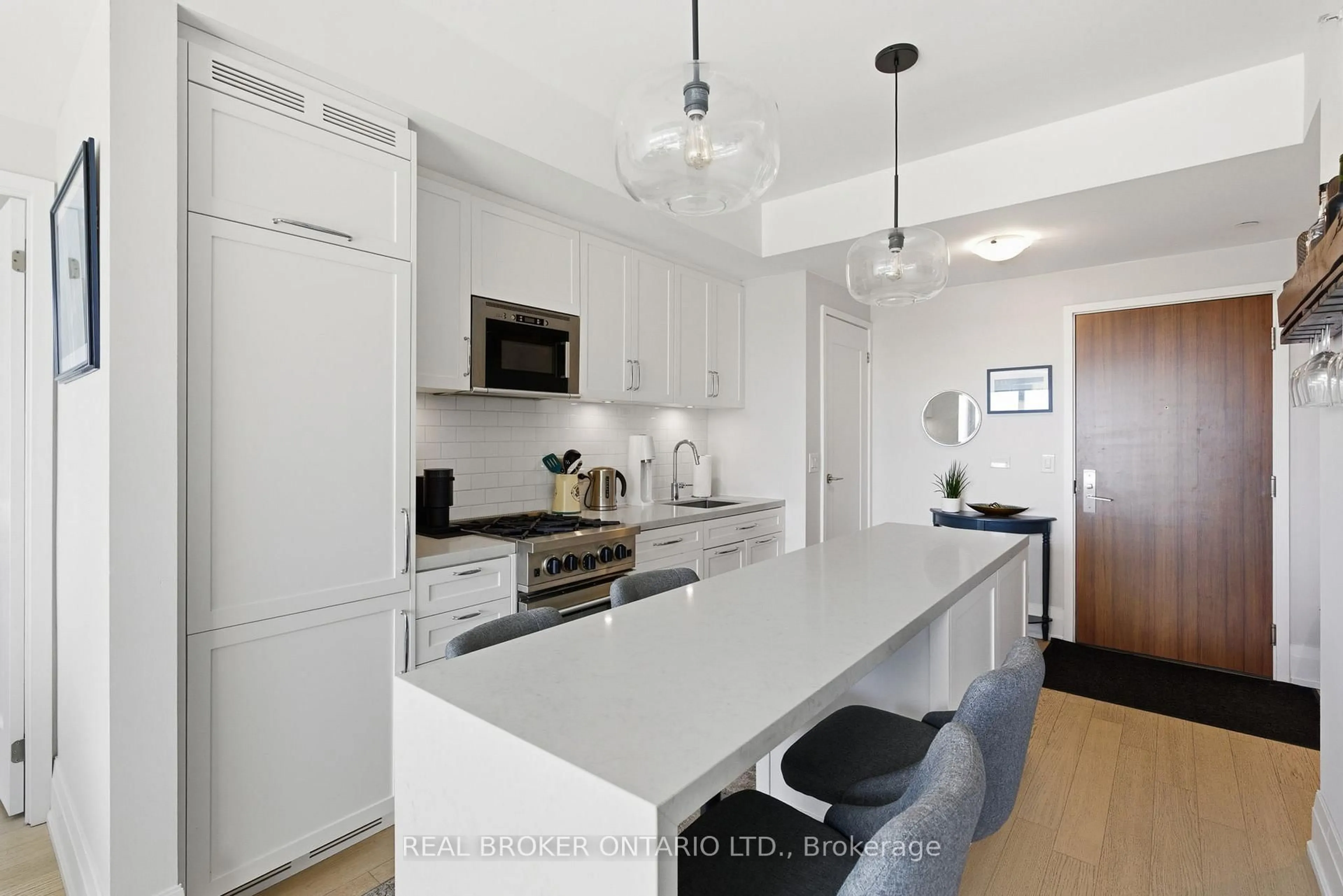 Open concept kitchen, unknown for 25 Malcolm Rd #606, Toronto Ontario M4G 0C1