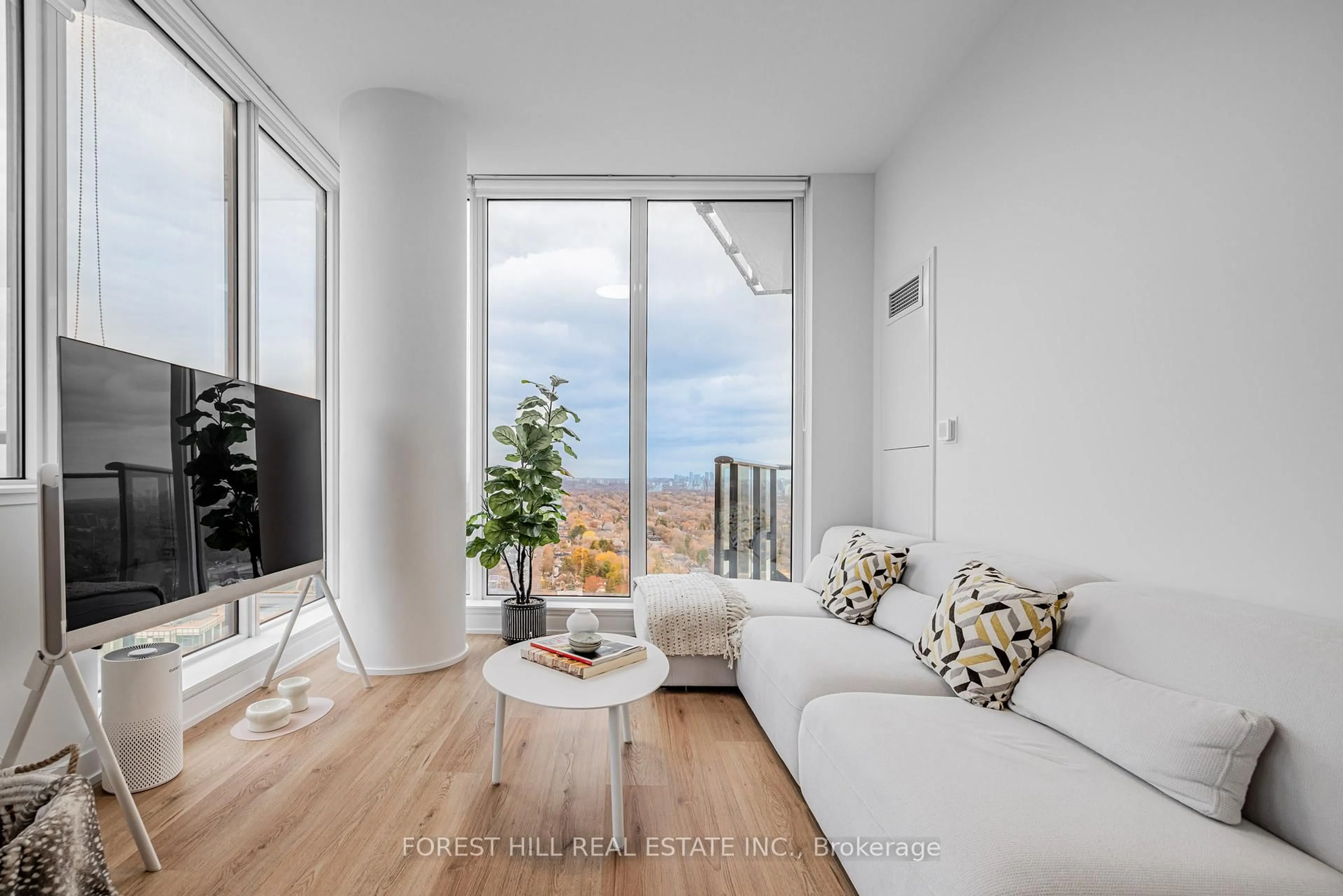 Living room with furniture, unknown for 15 Ellerslie Ave #2910, Toronto Ontario M2N 0L7