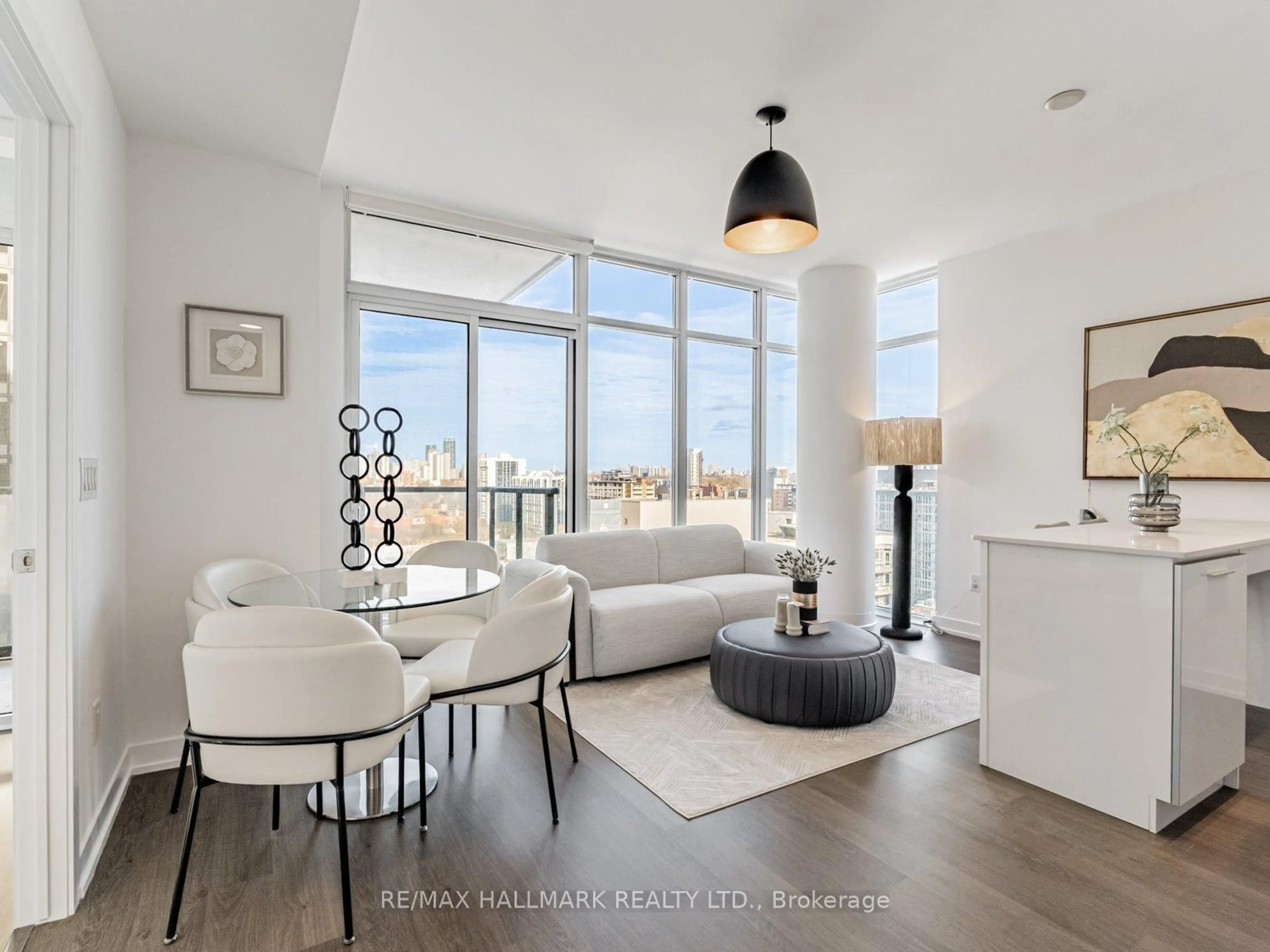 Living room with furniture, unknown for 105 George St #1704, Toronto Ontario M5A 0L4