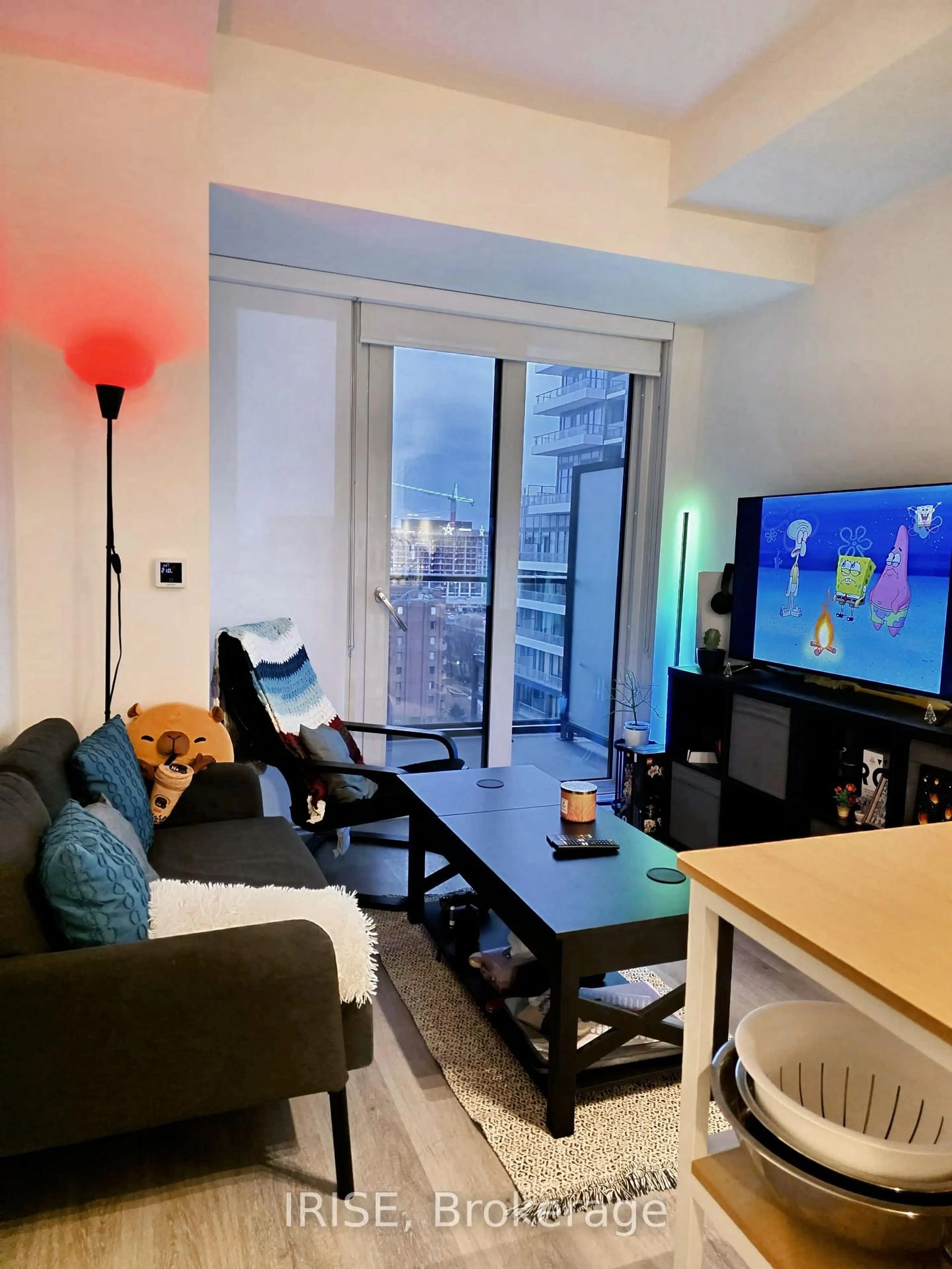 Living room with furniture, unknown for 70 Princess St #1034, Toronto Ontario M5A 0X6