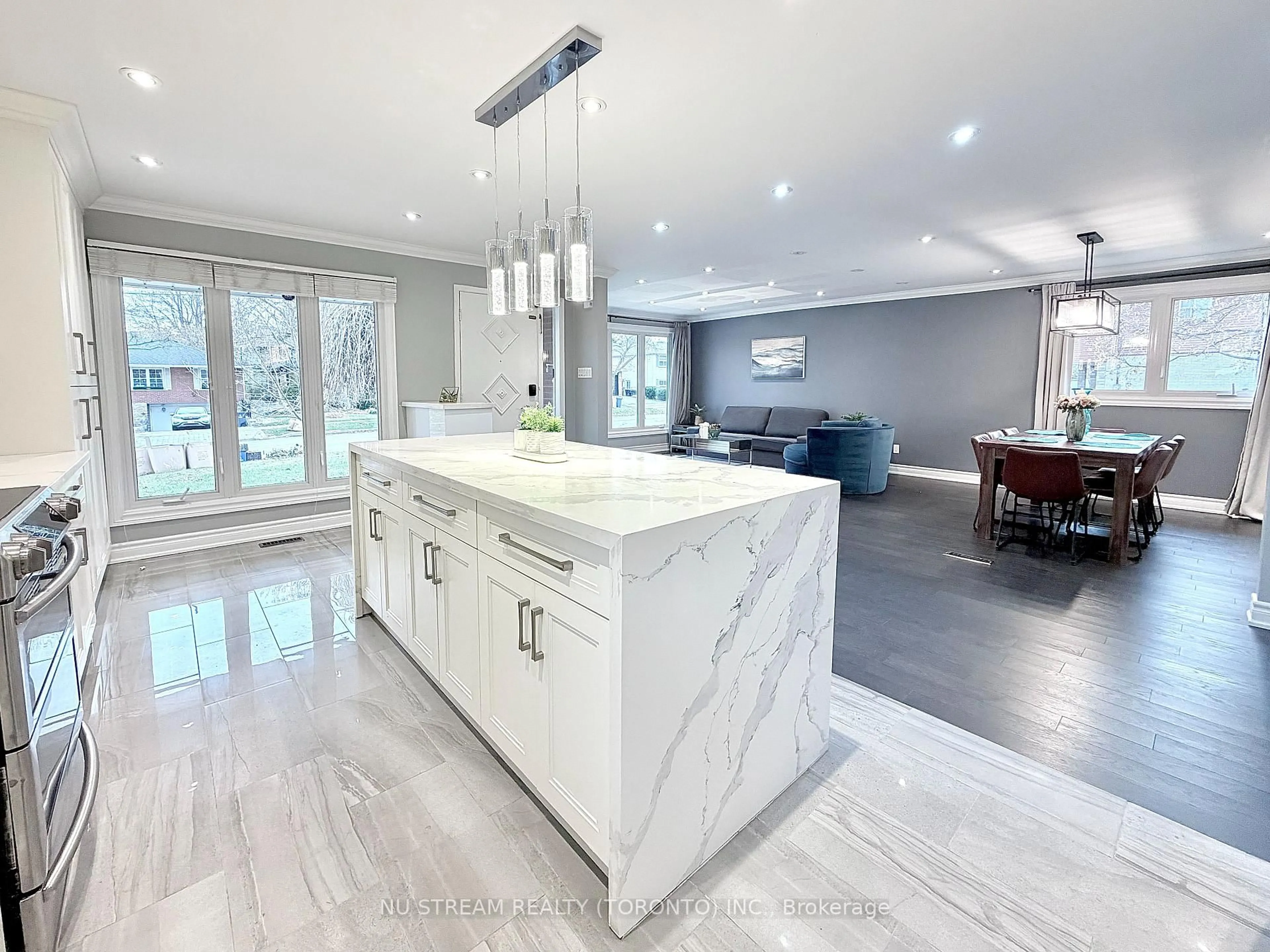 Open concept kitchen, ceramic/tile floor for 3 Mosedale Cres, Toronto Ontario M2J 3A3
