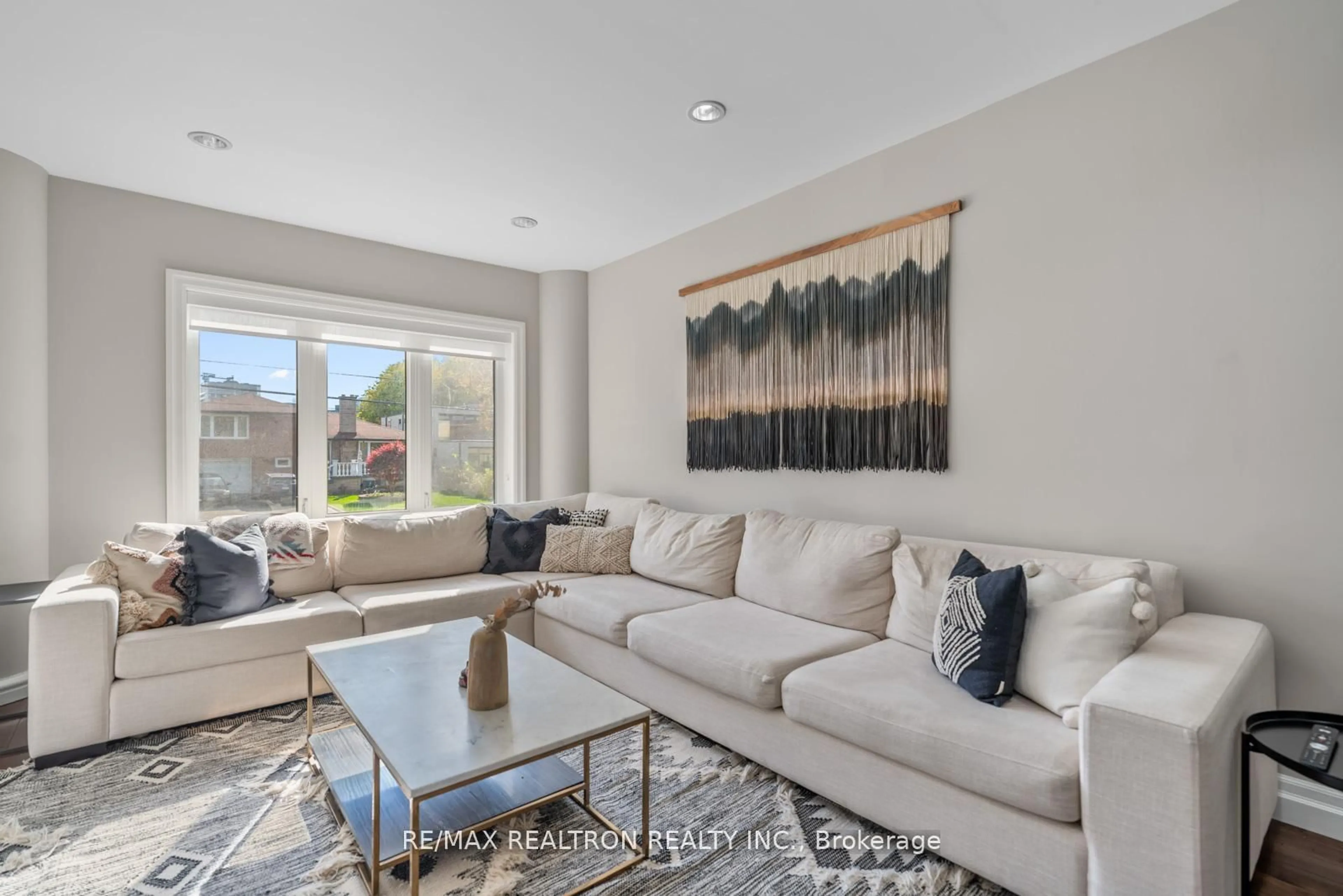 Living room with furniture, unknown for 4 Model Ave, Toronto Ontario M3H 1W1